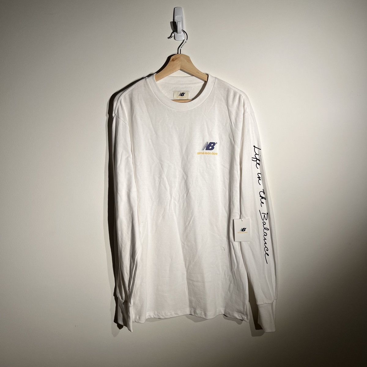 Aime Leon Dore × New Balance Life In The Balanc LS Tee, Large, 990v2 Size US L / EU 52-54 / 3 - 2 Thumbnail