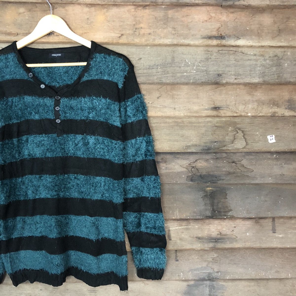 Homespun Knitwear Final Basic stripe like cobain Fur Shaggy Knitwear #c1029 Size US M / EU 48-50 / 2 - 5 Thumbnail