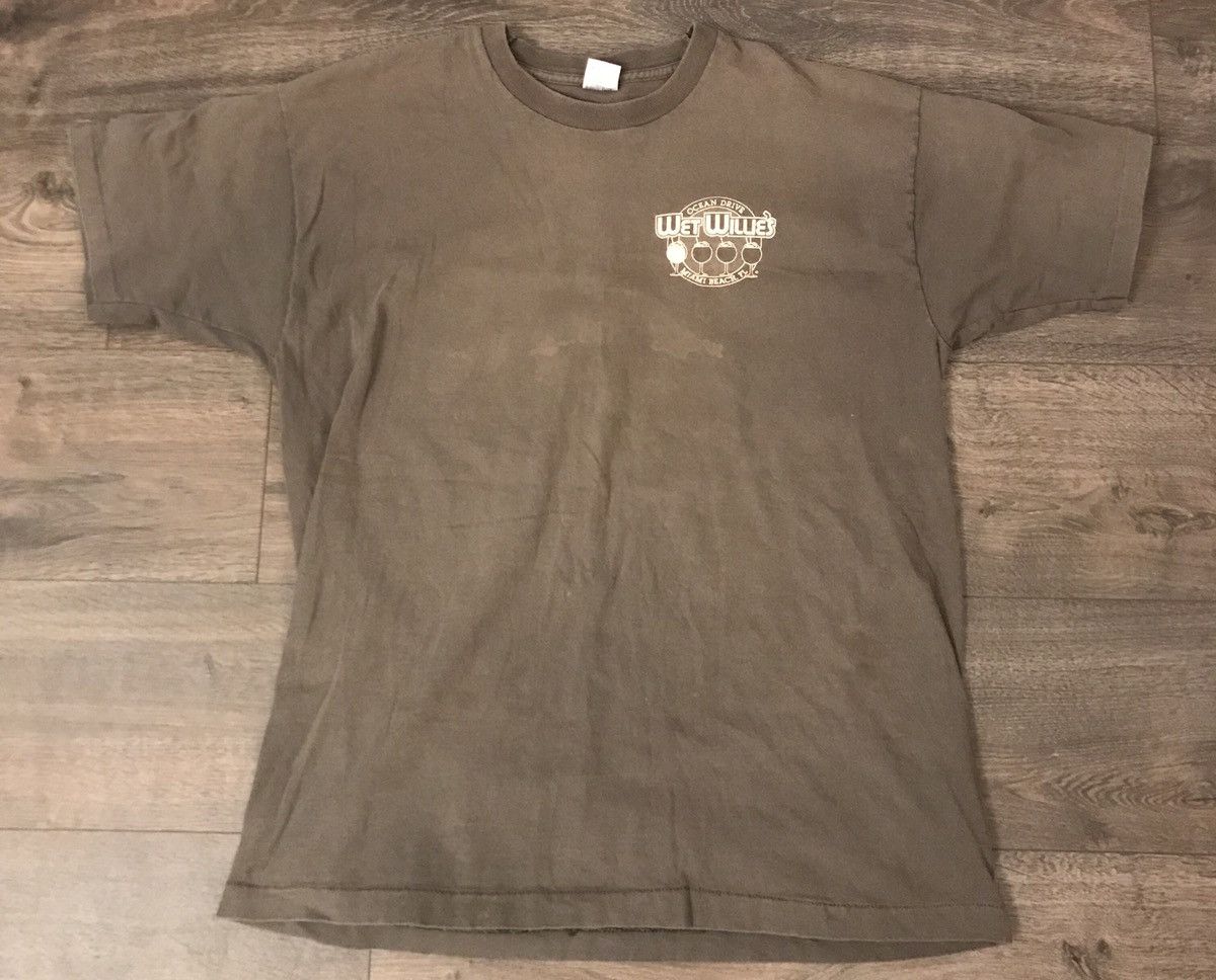 Vintage 💥SALE! Vintage Single Stitch Wet Willies Bar Tee Size US XL / EU 56 / 4 - 2 Thumbnail