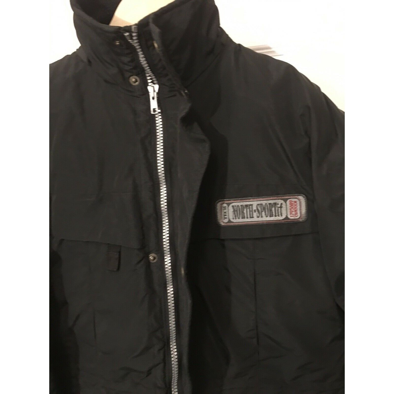 Vintage North Sportif Men’s Sz XL Jacket Reversible Puffer Zip Black Size US XL / EU 56 / 4 - 5 Thumbnail