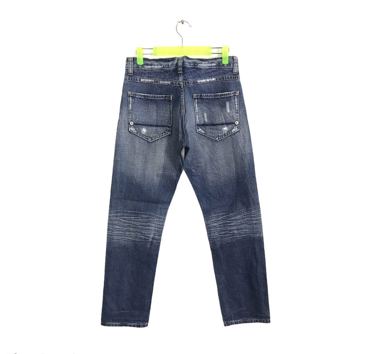 Japanese Brand × Vintage Vintage Compass Straight Cut Style Pants Distressed Denim Size US 30 / EU 46 - 2 Thumbnail