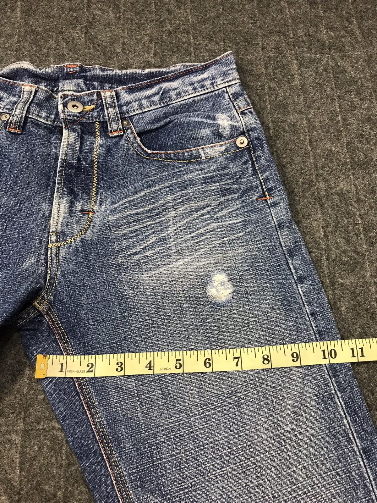 Japanese Brand × Vintage Vintage Compass Straight Cut Style Pants Distressed Denim Size US 30 / EU 46 - 11 Thumbnail