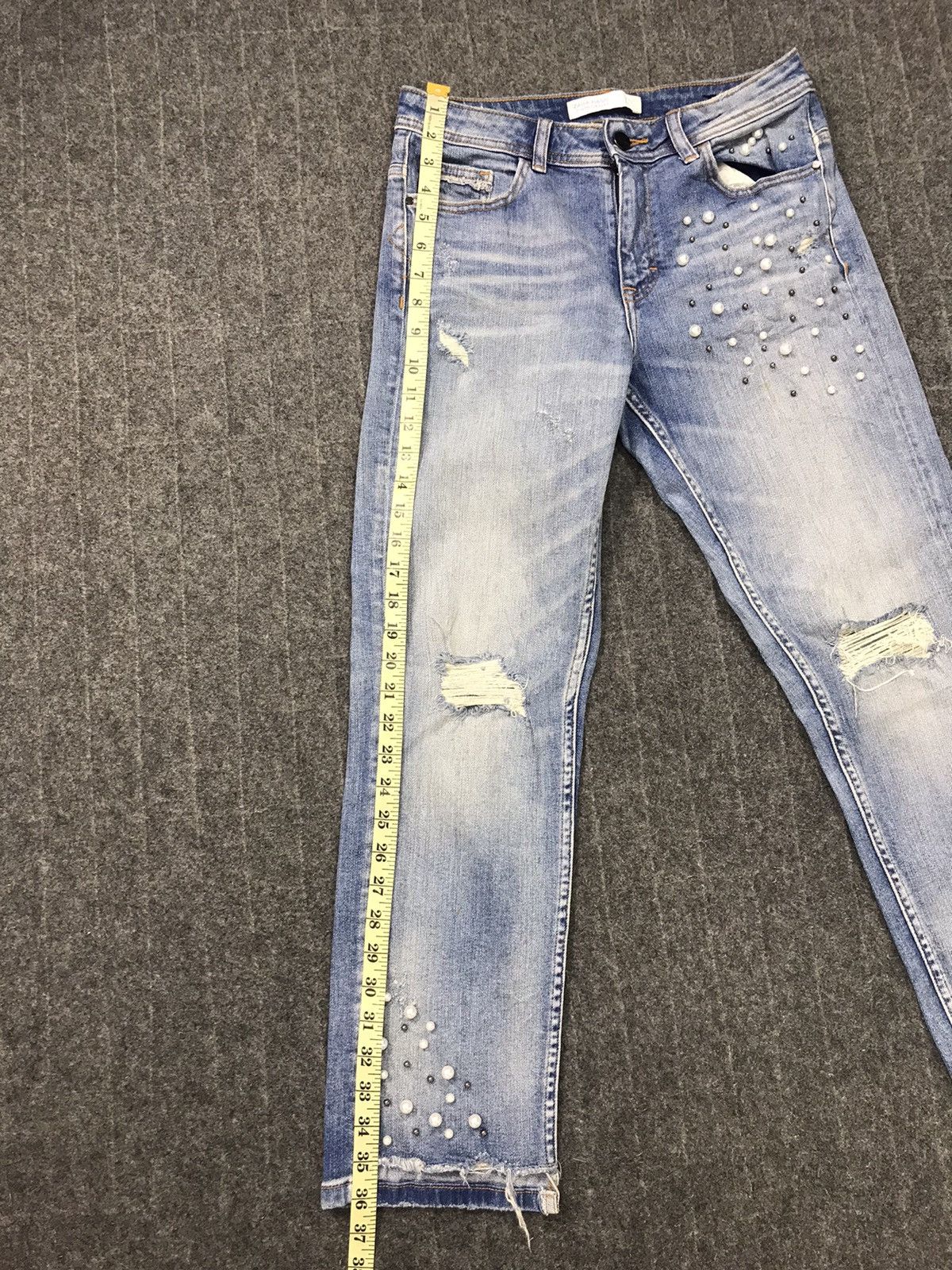 Vintage × Zara Vintage Zara Basic Z1975 Straight Cut Pearl Style Pants Size US 29 - 8 Thumbnail
