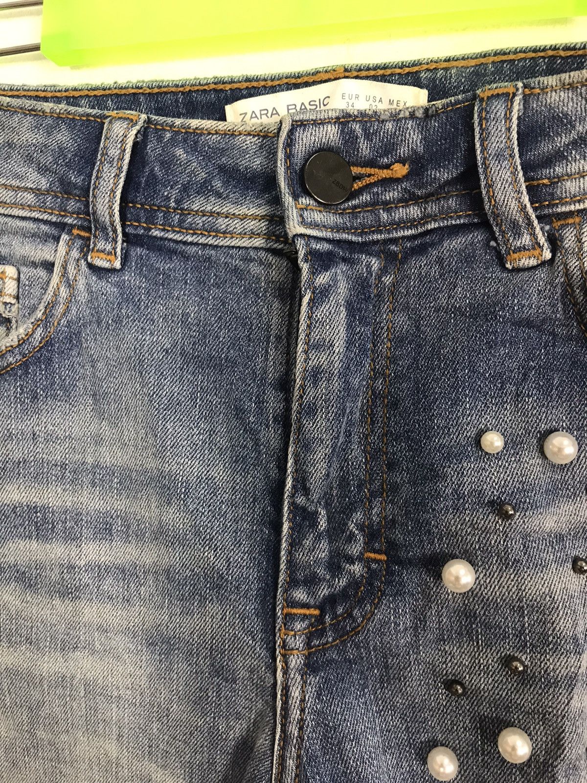 Vintage × Zara Vintage Zara Basic Z1975 Straight Cut Pearl Style Pants Size US 29 - 3 Thumbnail