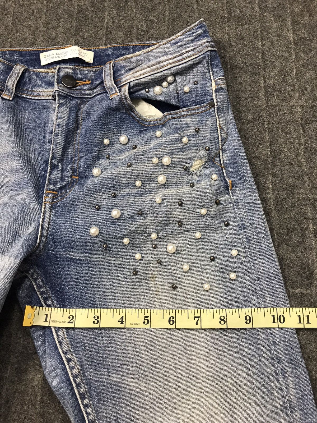 Vintage × Zara Vintage Zara Basic Z1975 Straight Cut Pearl Style Pants Size US 29 - 11 Thumbnail
