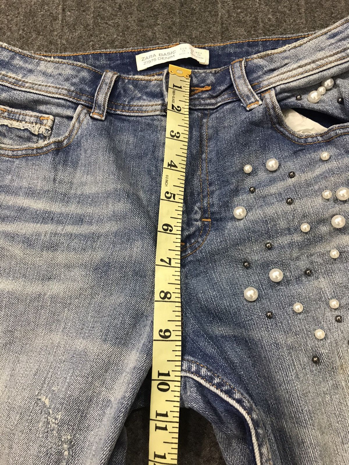 Vintage × Zara Vintage Zara Basic Z1975 Straight Cut Pearl Style Pants Size US 29 - 10 Thumbnail
