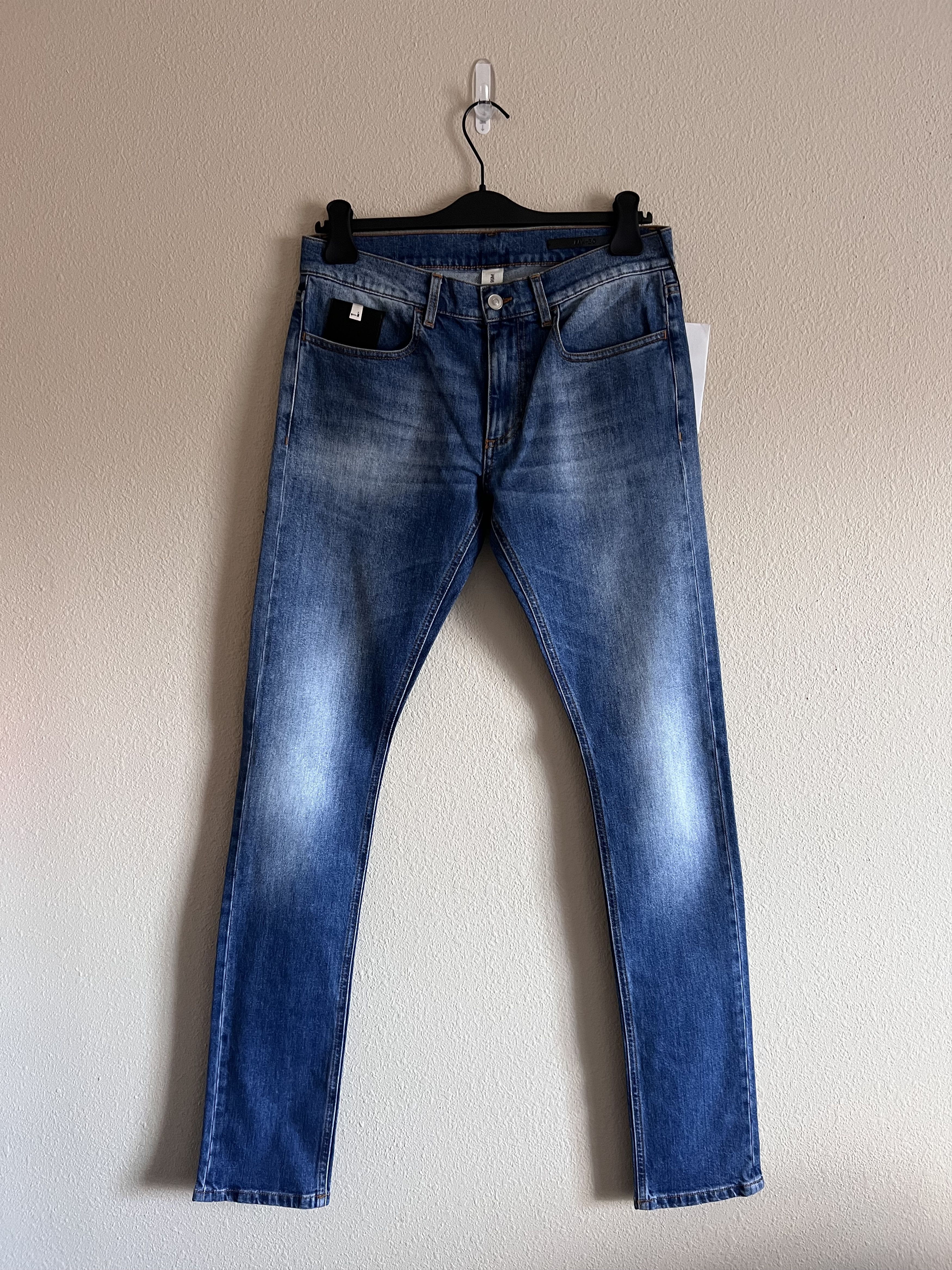 image of 1017 Alyx 9Sm 5 Pocket Skinny Jean In Blue, Men's (Size 30)