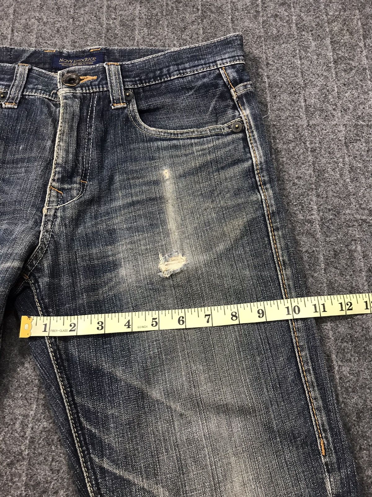 Old Navy × Vintage Vintage Navy Produce Straight Cut Pants Distressed Denim Size US 32 / EU 48 - 14 Thumbnail
