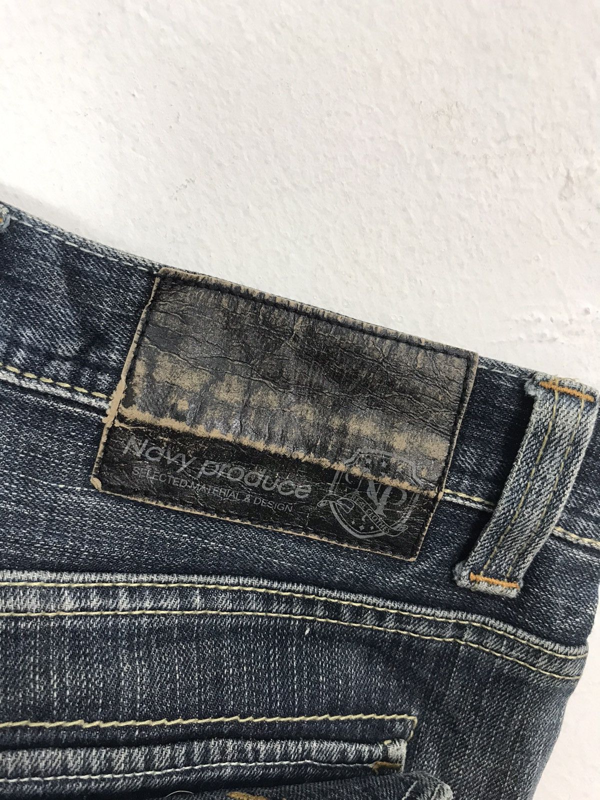 Old Navy × Vintage Vintage Navy Produce Straight Cut Pants Distressed Denim Size US 32 / EU 48 - 4 Thumbnail