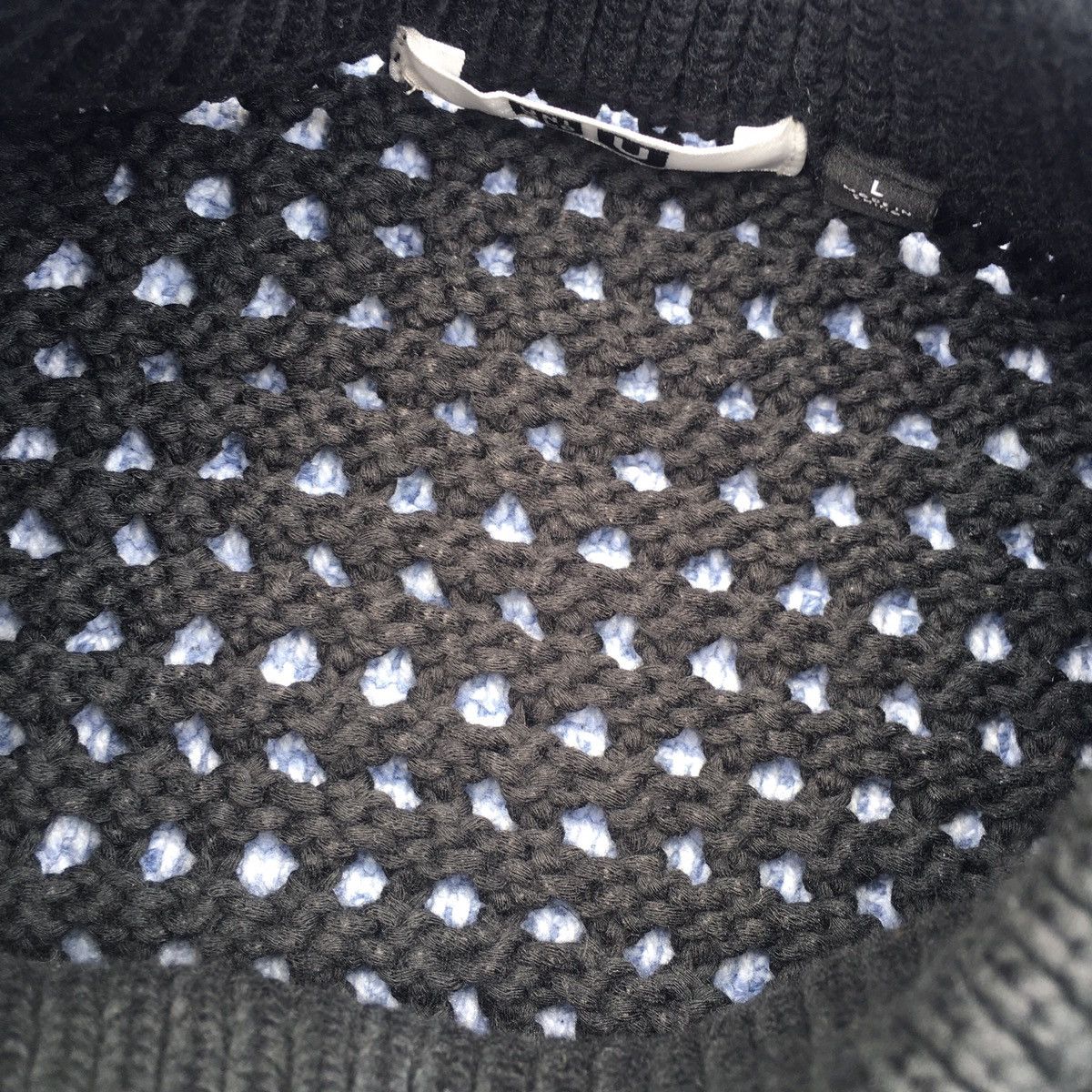 Christophe Lemaire × Lemaire × Uniqlo black knit mesh Size US L / EU 52-54 / 3 - 4 Thumbnail