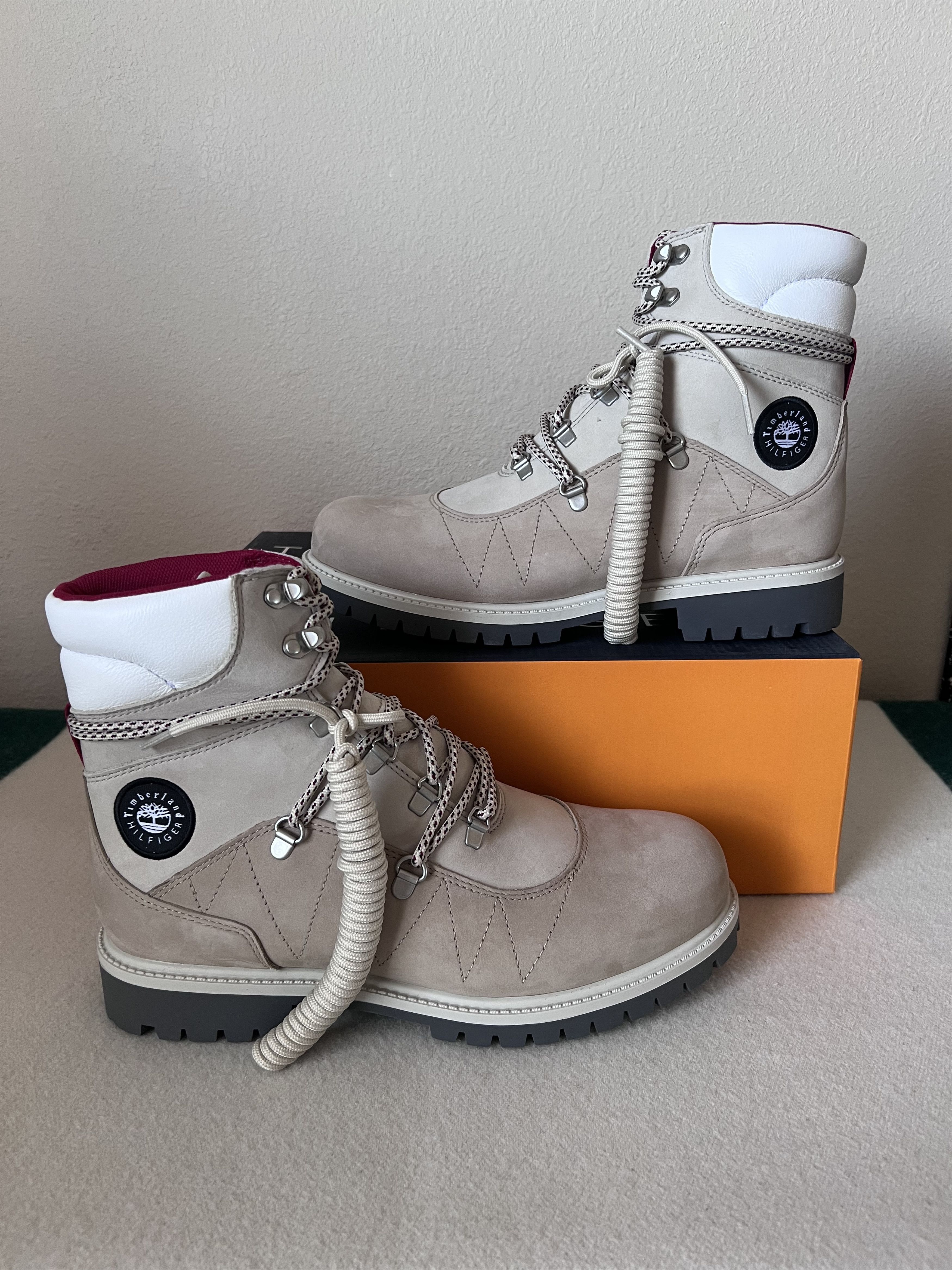 Timberland Tommy Hilfiger Timberland EK+ Hiker Boots Beige Size US 9 / EU 42 - 2 Thumbnail