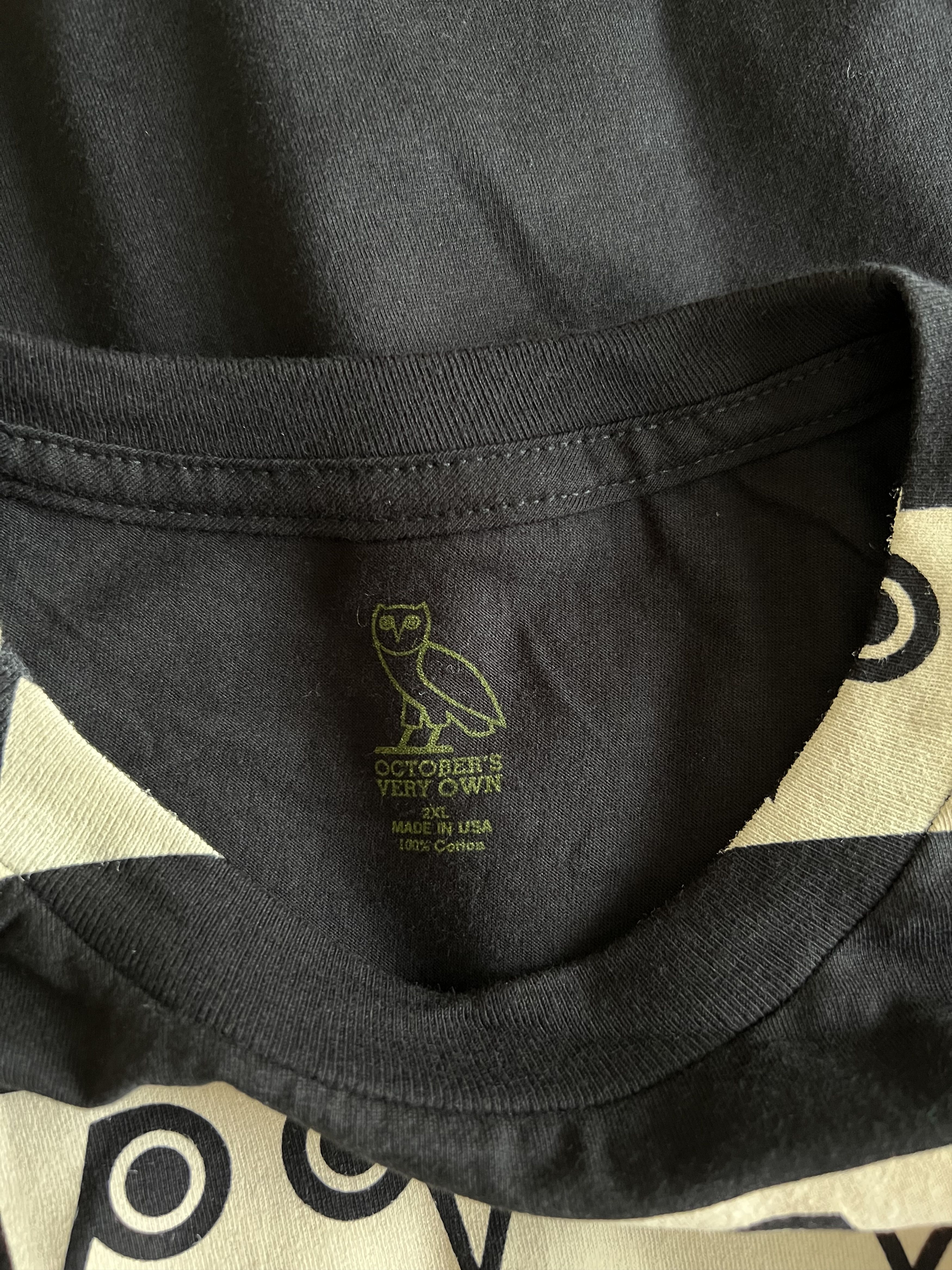 October's Very Own October's Very Own Striped Monogram Tee in Black Size US XXL / EU 58 / 5 - 6 Thumbnail