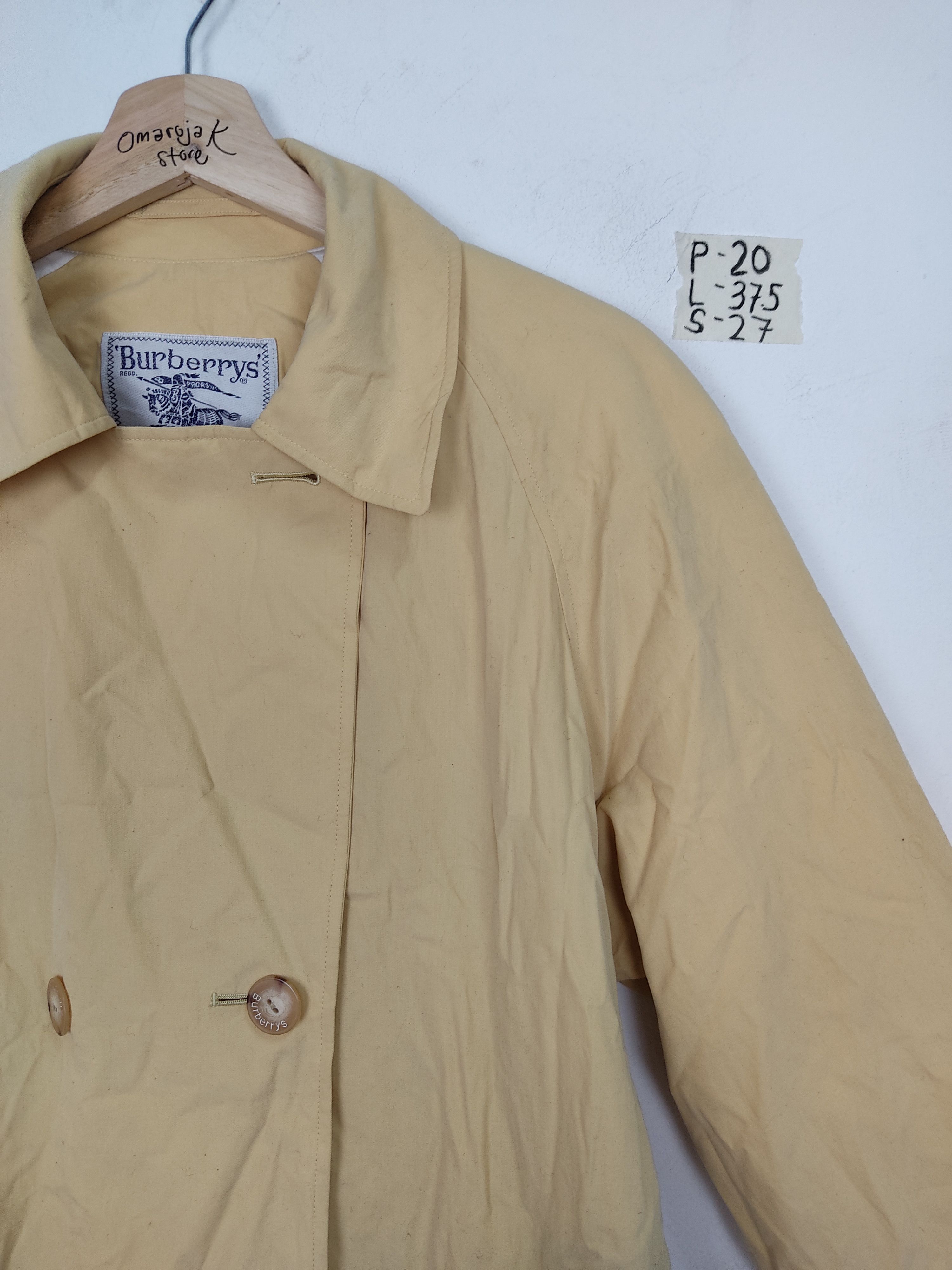 Burberry Burberrys London Nova Check Monogram Trench Coat Size US M / EU 48-50 / 2 - 6 Thumbnail
