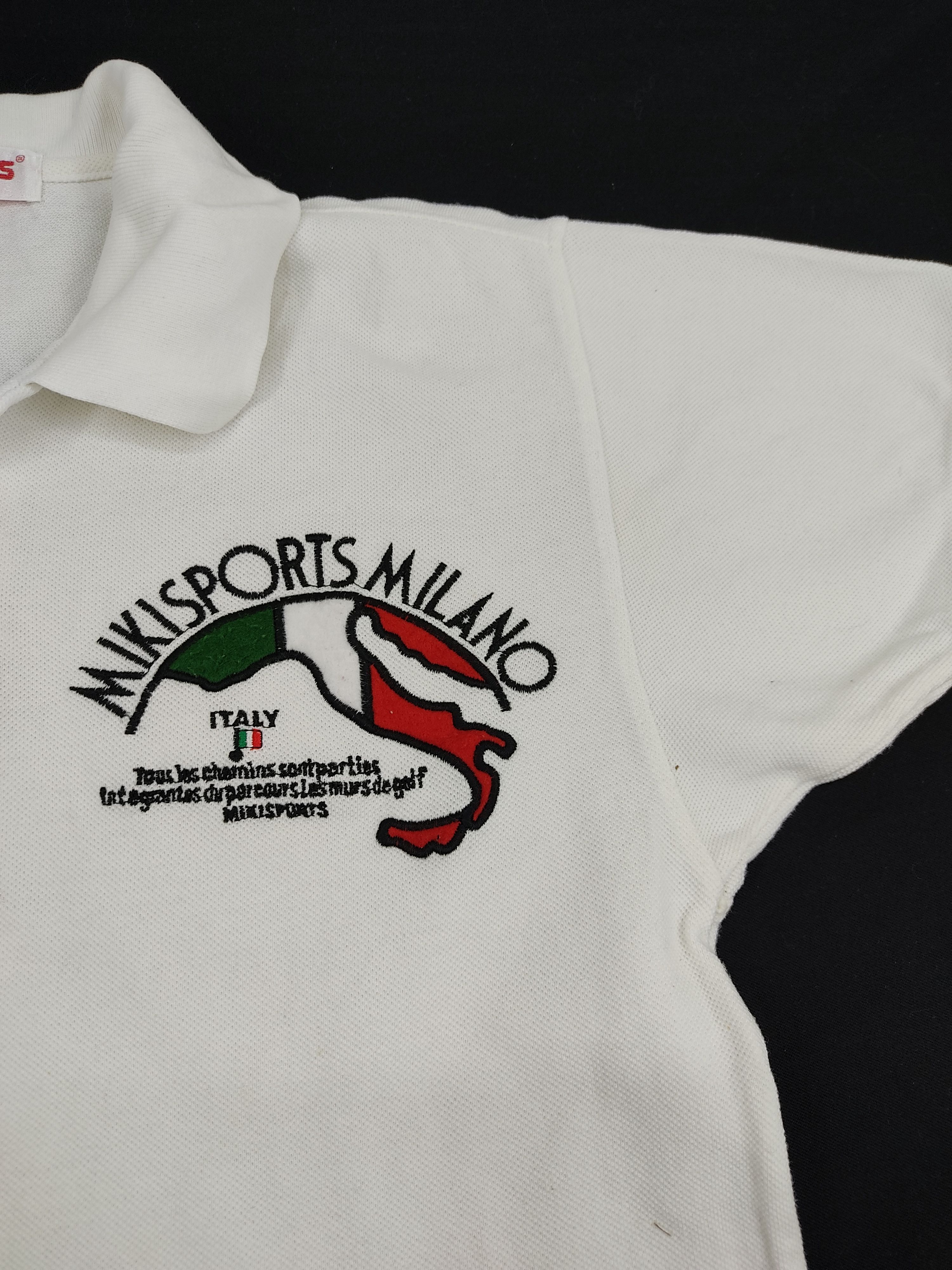 Japanese Brand × Vintage Miki Sports Milano Italy Embroidery Logo Tee Yamazen Shoji Size M / US 6-8 / IT 42-44 - 1 Thumbnail