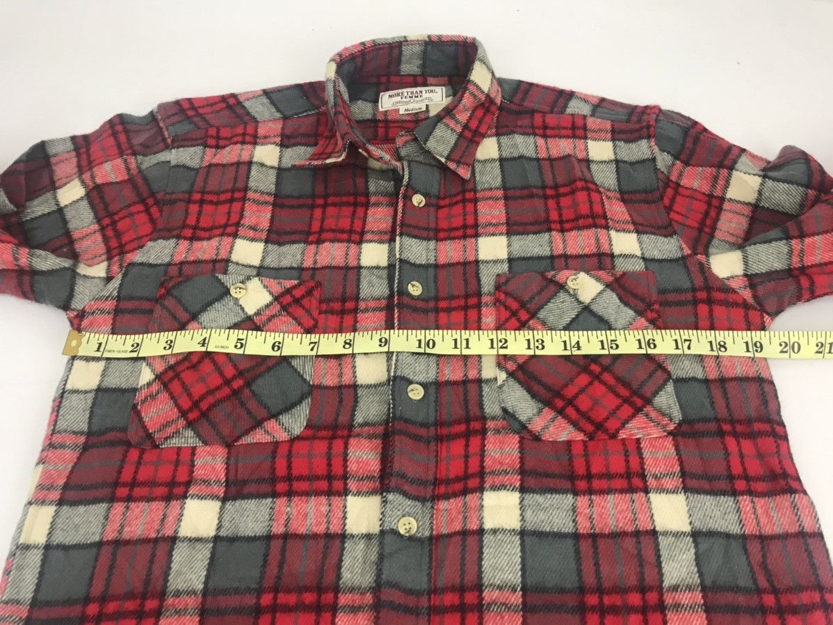 Japanese Brand Flannel Plaid Checked More Than You Double Pockets Shirt Size US M / EU 48-50 / 2 - 8 Thumbnail