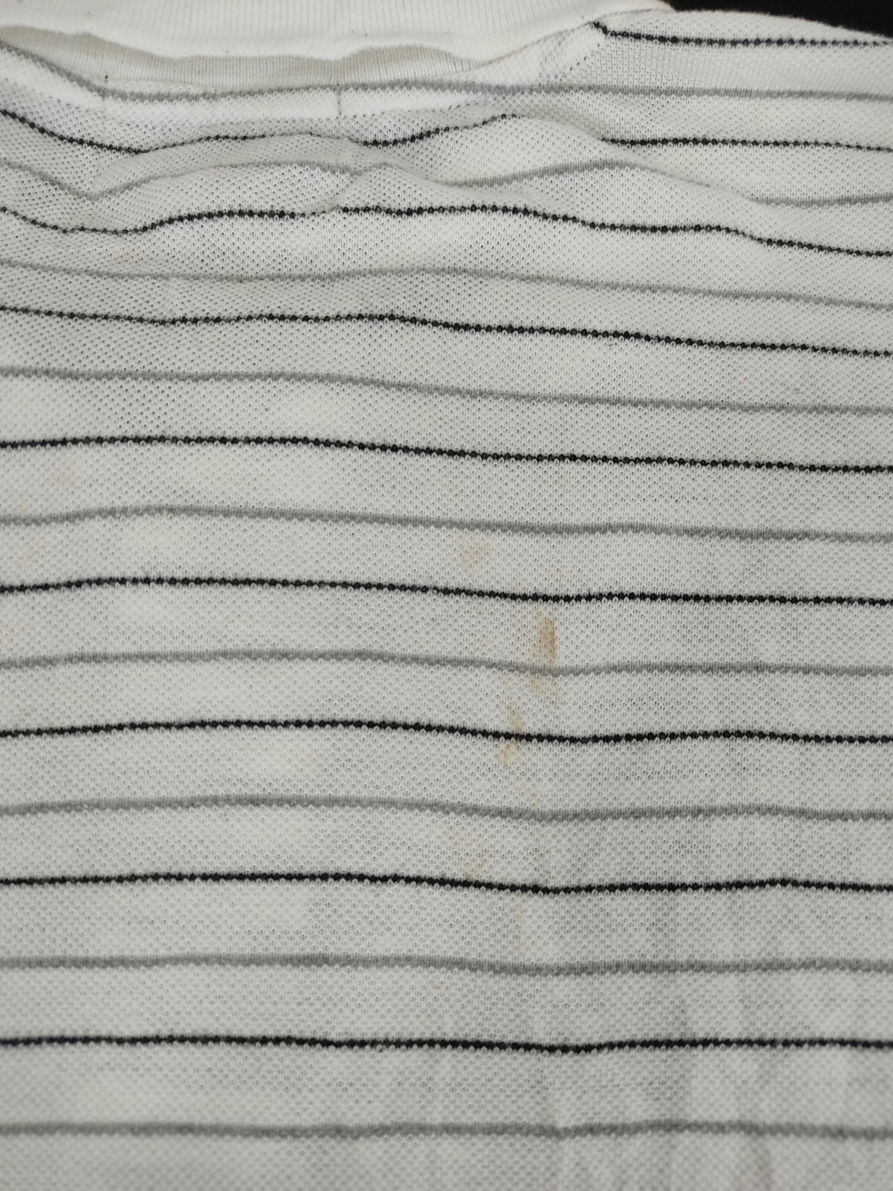 Designer Gianni Valentino Italy Polo Tee T-shirt Striped Design Size US L / EU 52-54 / 3 - 8 Thumbnail