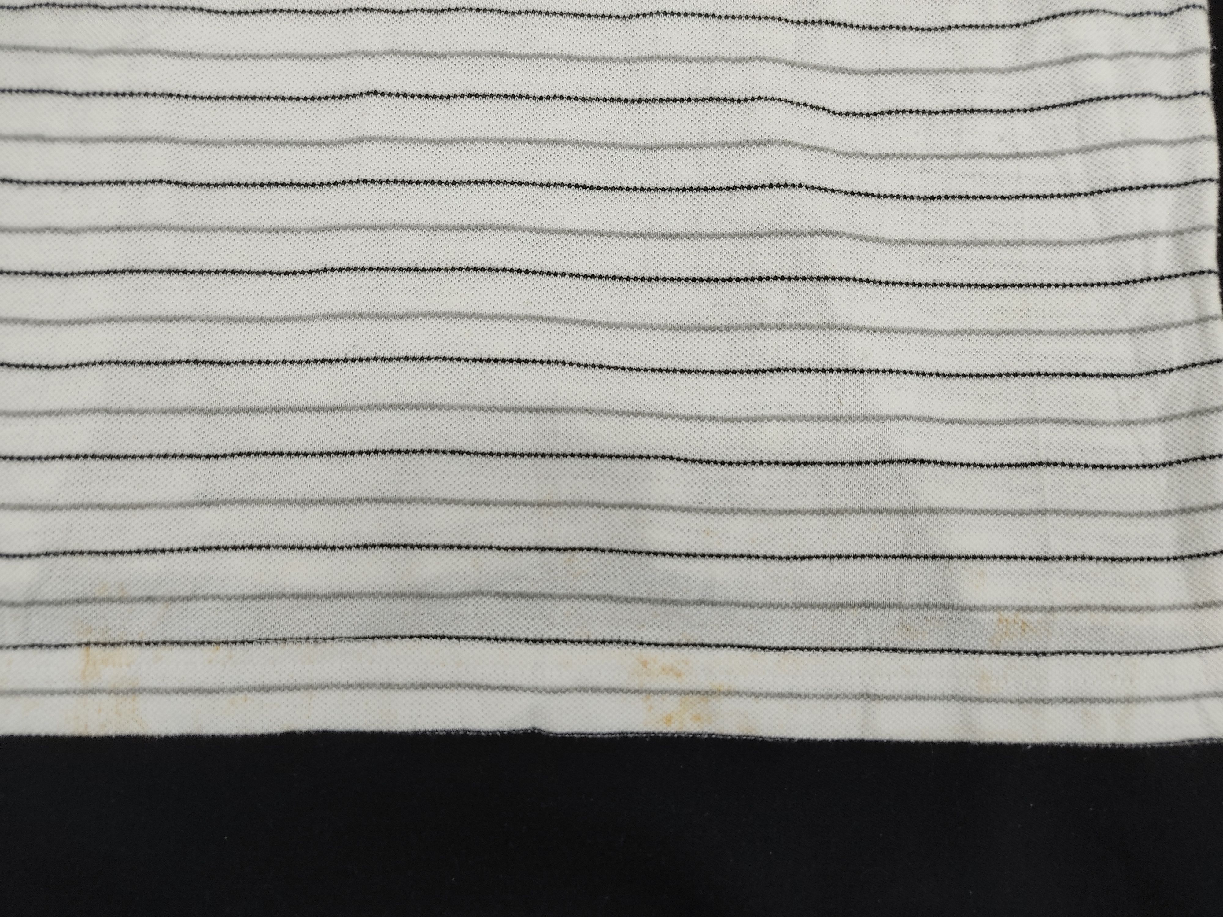 Designer Gianni Valentino Italy Polo Tee T-shirt Striped Design Size US L / EU 52-54 / 3 - 9 Thumbnail