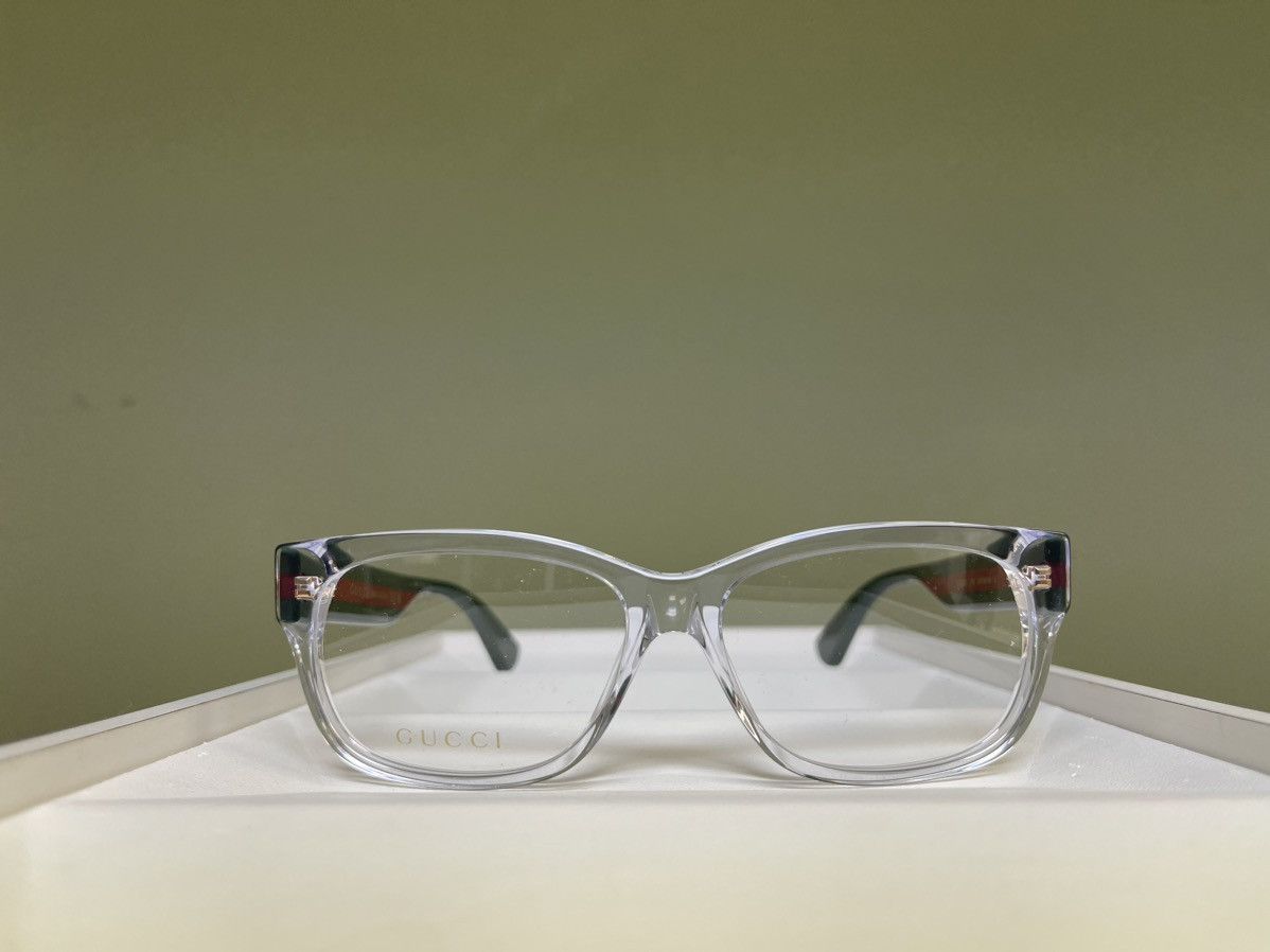 Gucci × Vintage NEW Gucci GG0278 Clear Transparent Glasses Eyeglasses Size ONE SIZE - 1 Thumbnail