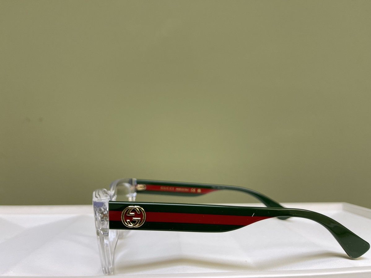 Gucci × Vintage NEW Gucci GG0278 Clear Transparent Glasses Eyeglasses Size ONE SIZE - 3 Thumbnail