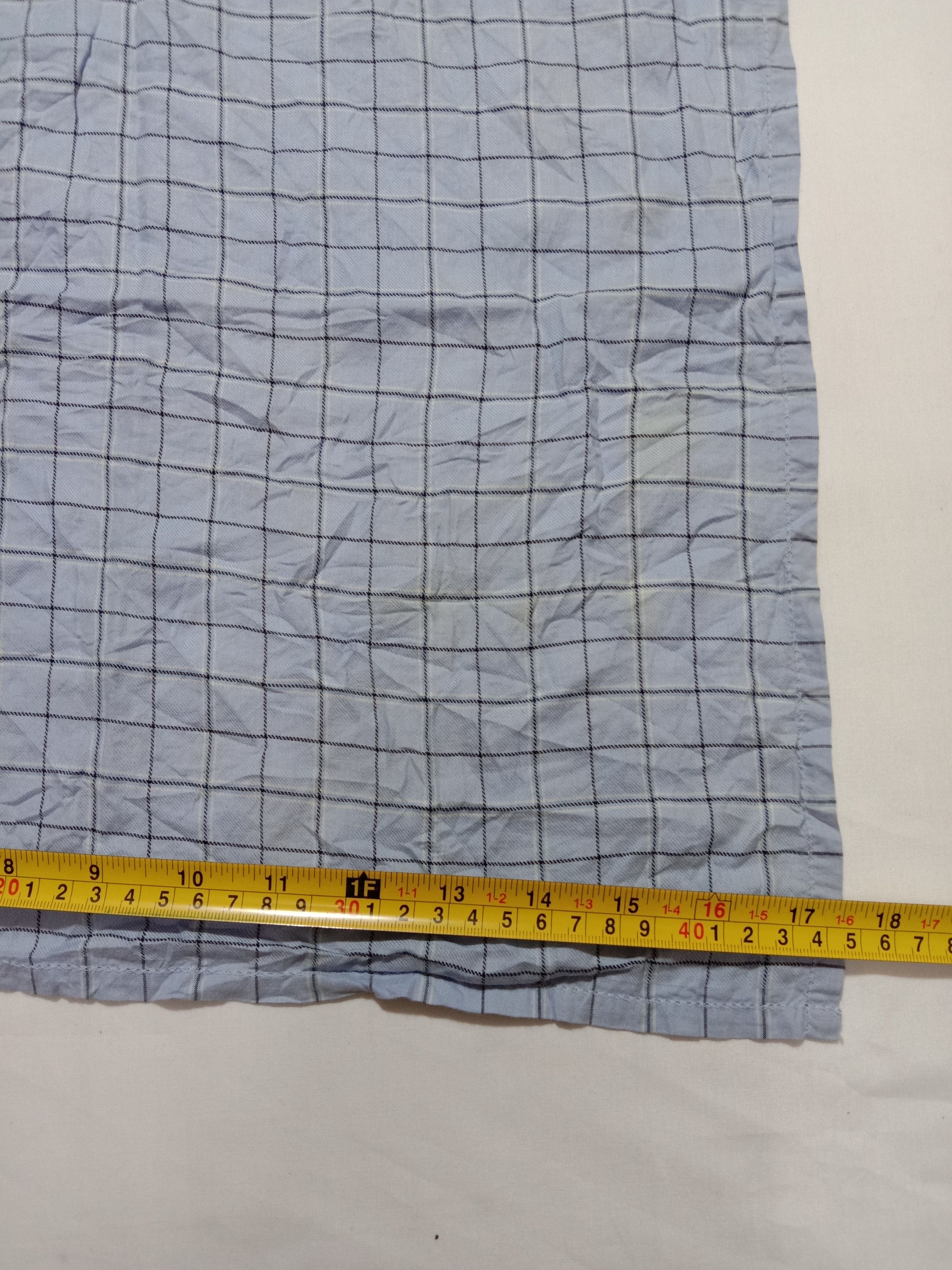 Designer Sky Blue Handkerchief Simple And Nice Check Design Size ONE SIZE - 5 Thumbnail