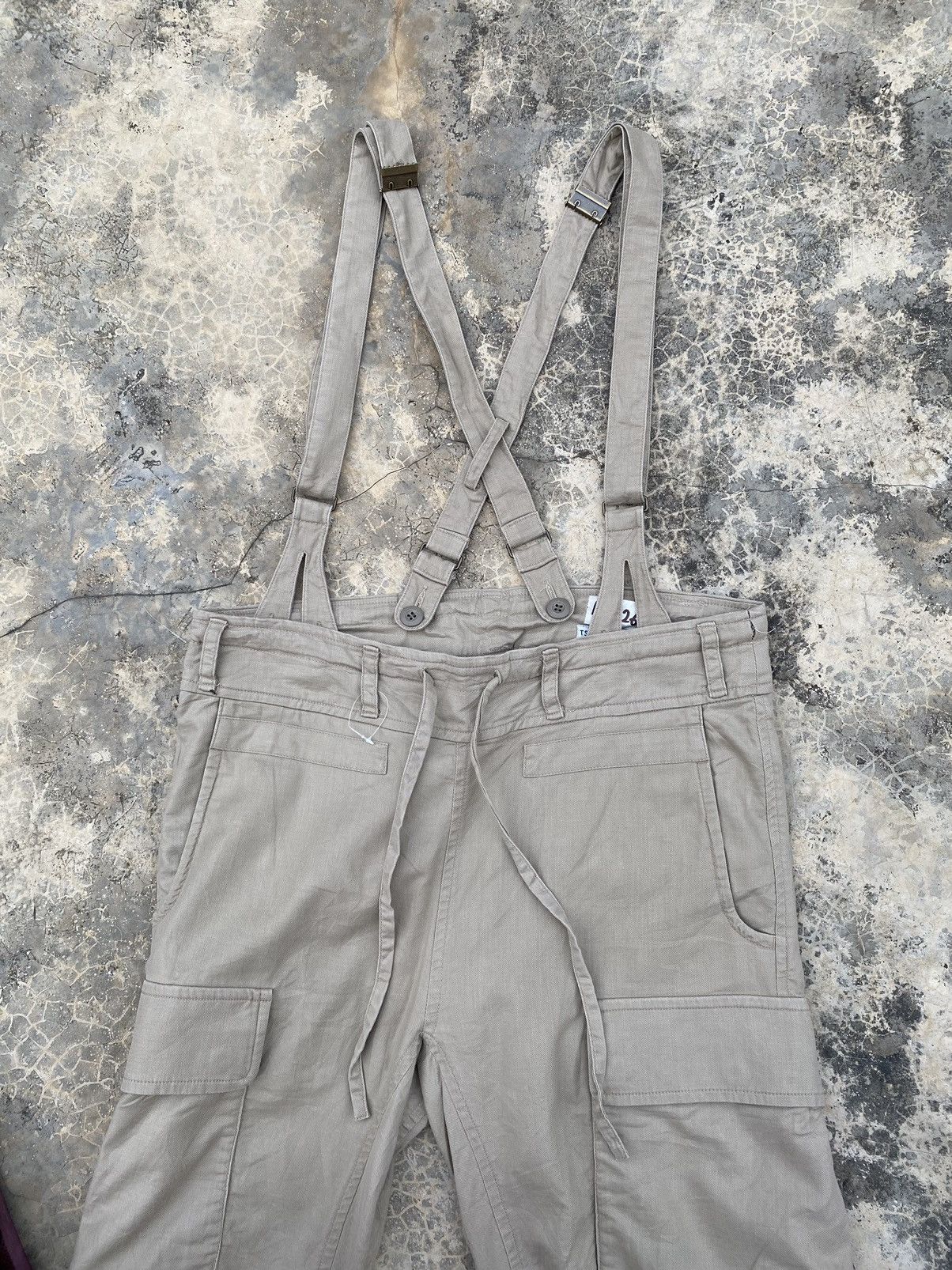 Tsumori Chisato Vintage Tsumori Chisato Issey Miyake Suspender Cargo Pant Size US 34 / EU 50 - 10 Thumbnail