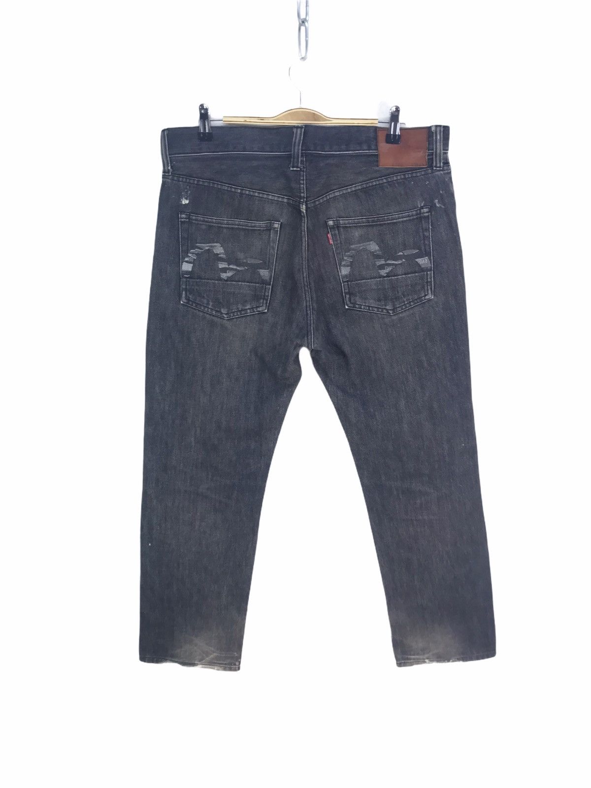 Evisu Vintage Evisu Japan Camouflage Seagull Printed Denim Jeans Size US 33 - 4 Thumbnail