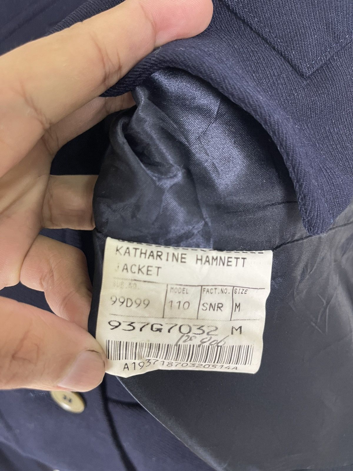 Katharine Hamnett London × Vintage MILITARY DESIGN KATHARINE HAMNETT LONDON PATCH POCKET Size US M / EU 48-50 / 2 - 4 Thumbnail