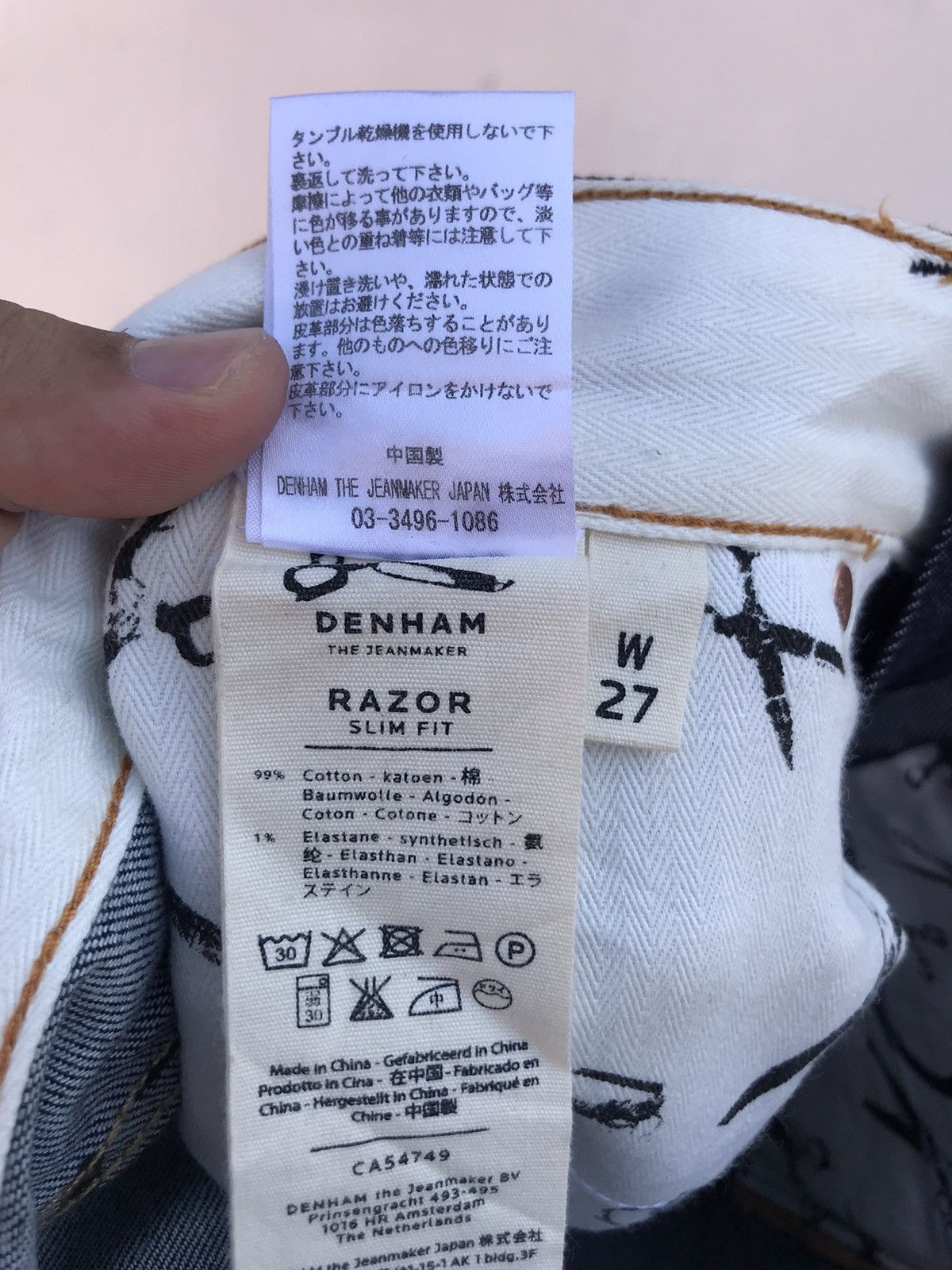 DENHAM Steals!! Denham Razor Slim Fit Jeans Size US 29 - 9 Thumbnail