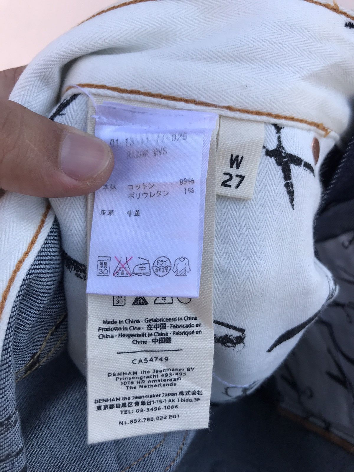 DENHAM Steals!! Denham Razor Slim Fit Jeans Size US 29 - 8 Thumbnail