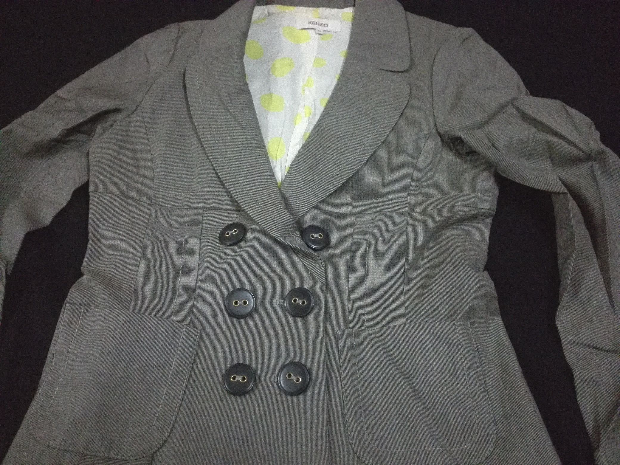Japanese Brand Kenzo Jacket Coat blazer Size S / US 4 / IT 40 - 3 Thumbnail