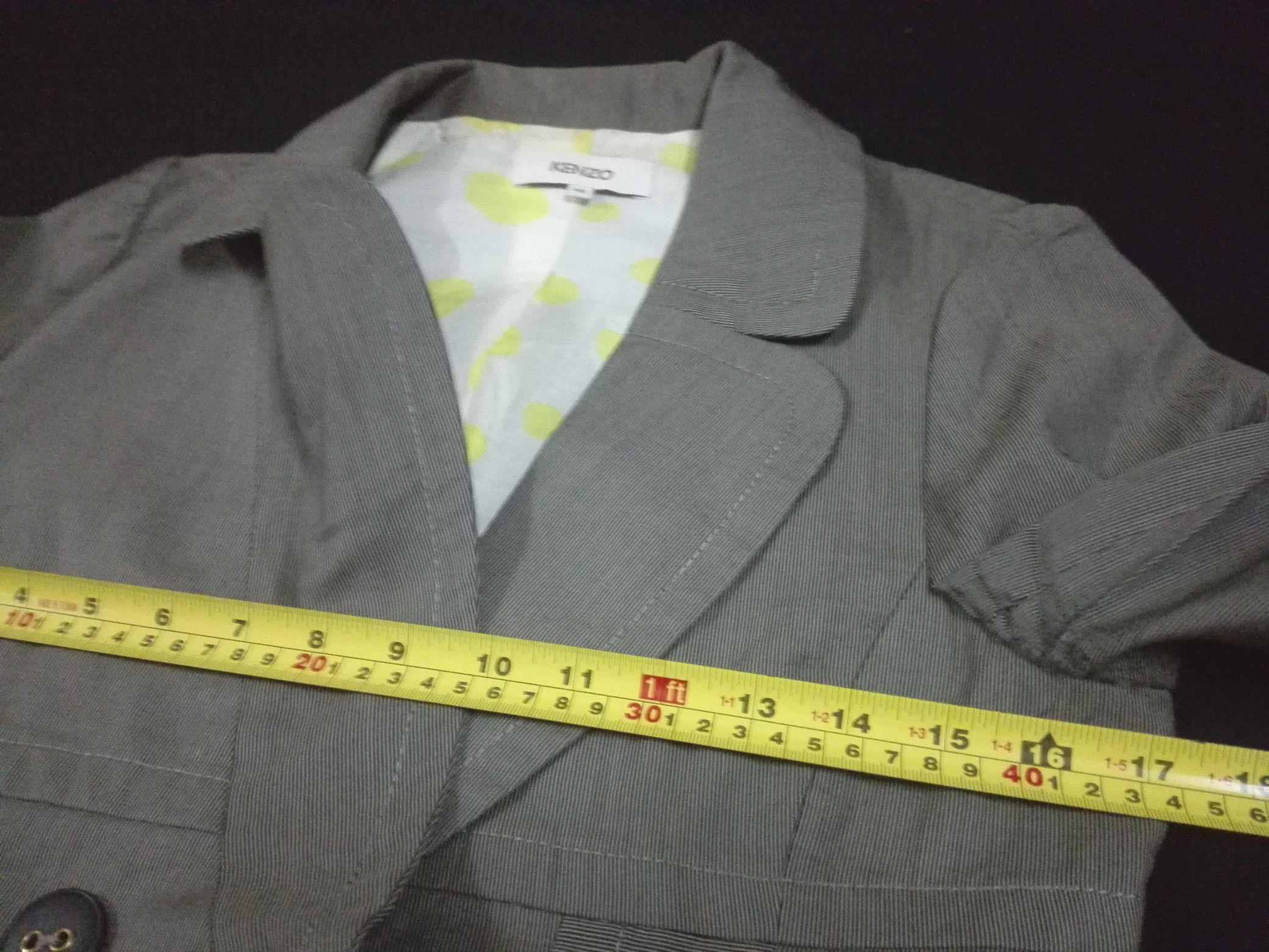 Japanese Brand Kenzo Jacket Coat blazer Size S / US 4 / IT 40 - 7 Thumbnail