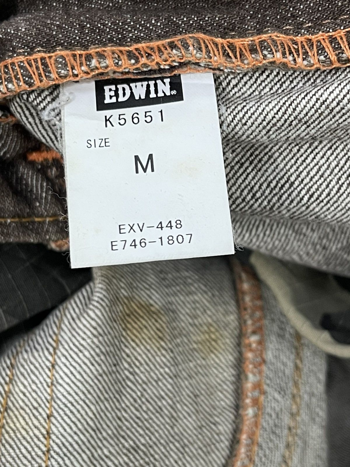 Japanese Brand Flare Cargo Jeans Edwin Bush Denim Wide Leg 8🟦 Size US 31 - 13 Thumbnail