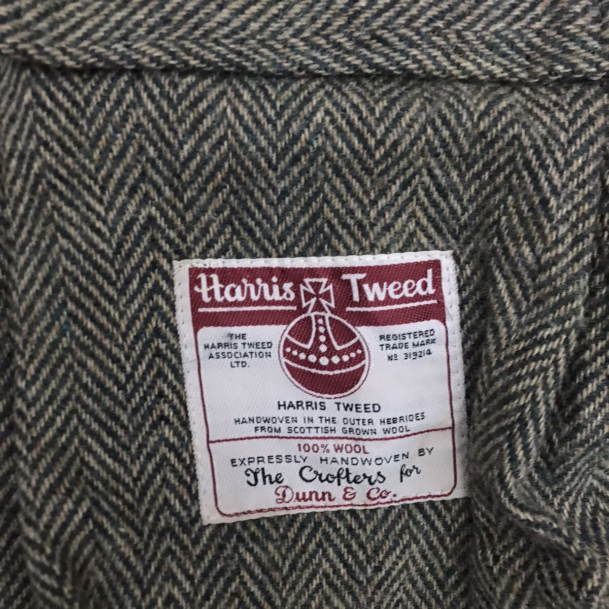 Harris Tweed Patchwork Parka Junya Style Jacket