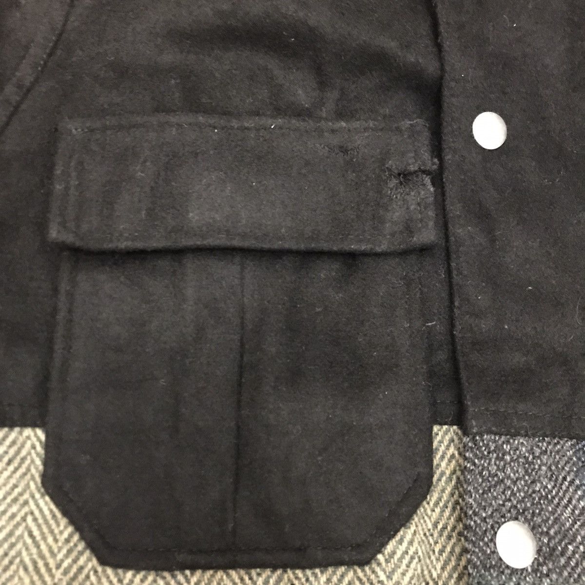 Harris Tweed Patchwork Parka Junya Style Jacket