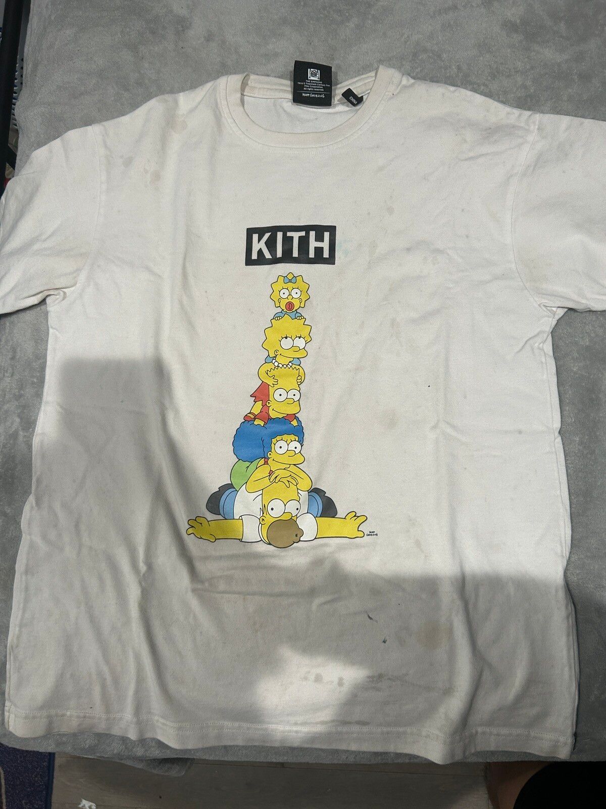 Kith Kith x The Simpsons “Family Stack Tee” | Grailed