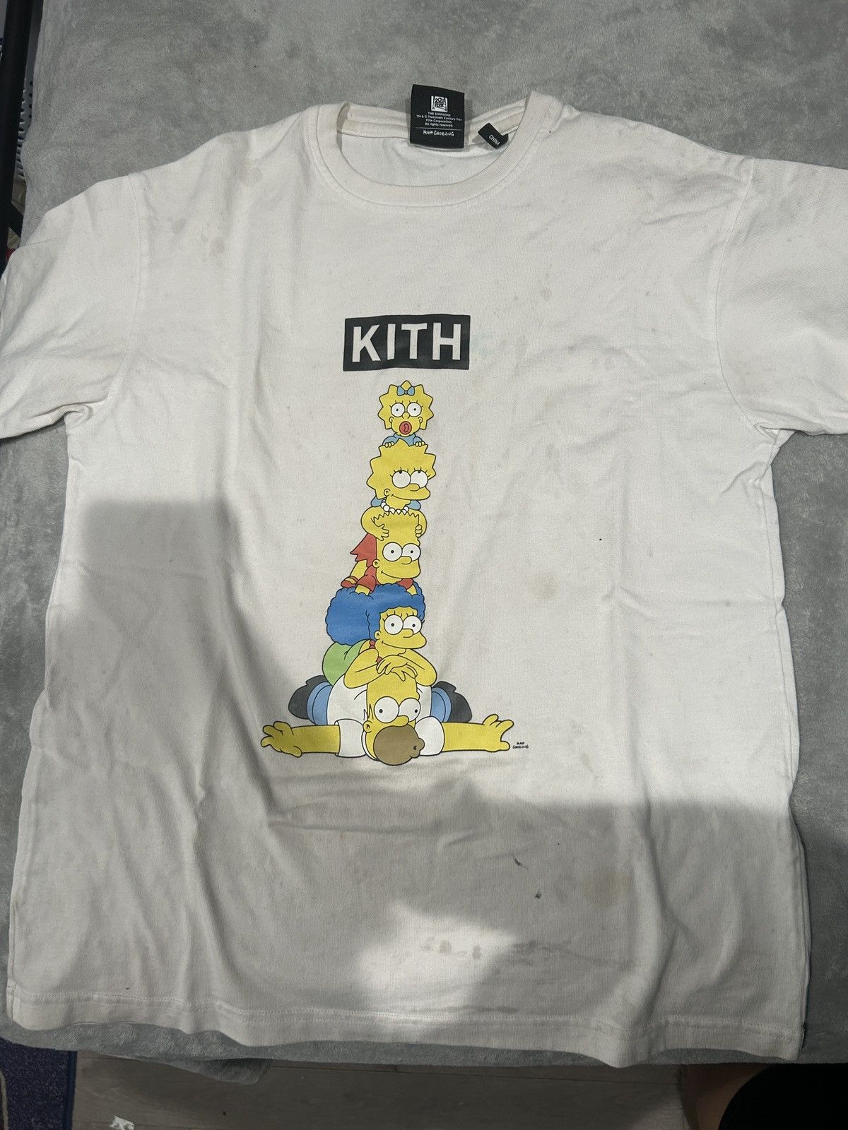 Kith Kith x The Simpsons “Family Stack Tee” | Grailed