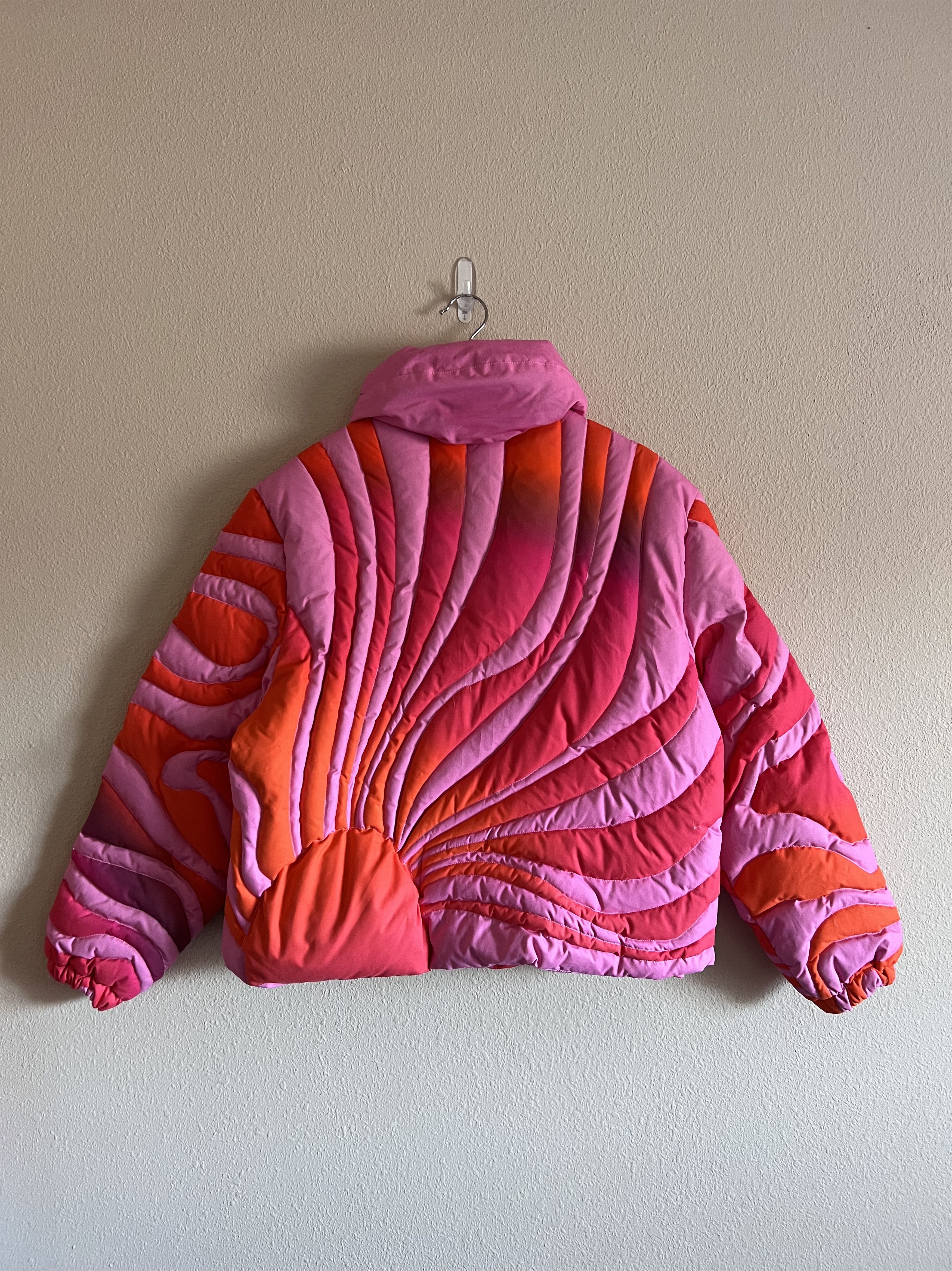 ERL ERL Sunset Puffer Jacket in Pink Red Size US L / EU 52-54 / 3 - 5 Thumbnail