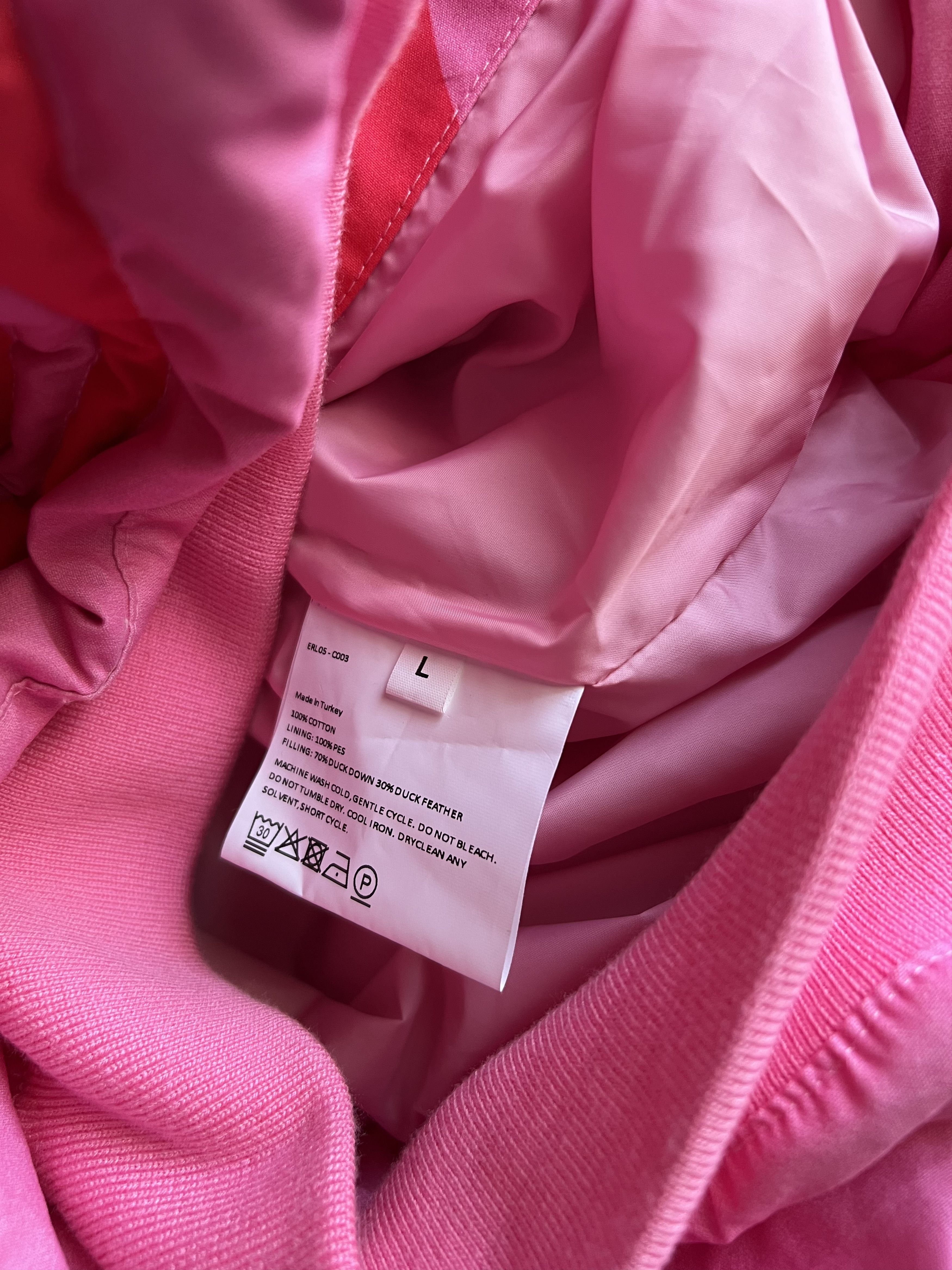 ERL ERL Sunset Puffer Jacket in Pink Red Size US L / EU 52-54 / 3 - 9 Thumbnail