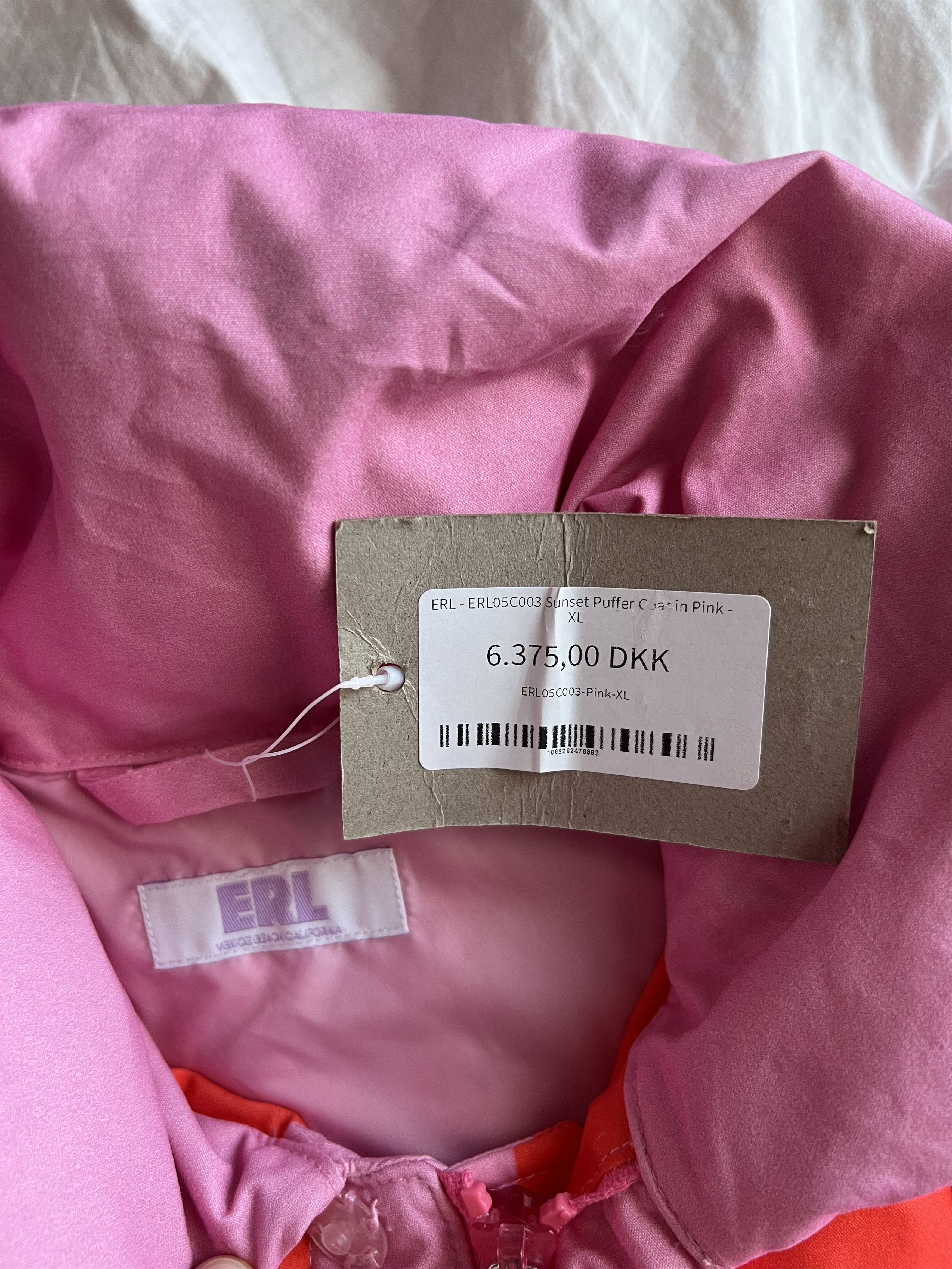 ERL ERL Sunset Puffer Jacket in Pink Red Size US XL / EU 56 / 4 - 8 Thumbnail