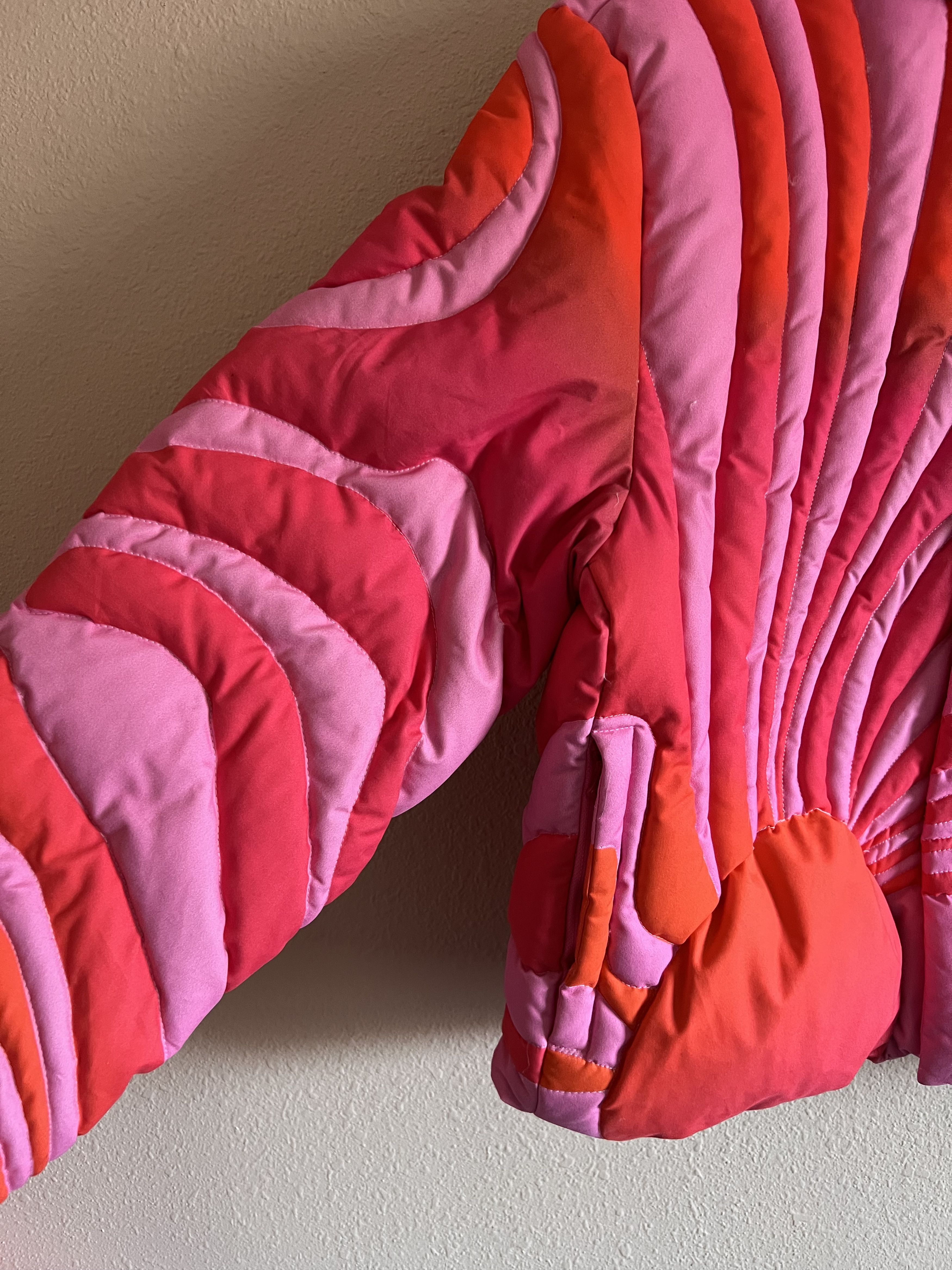 ERL ERL Sunset Puffer Jacket in Pink Red Size US XL / EU 56 / 4 - 4 Thumbnail
