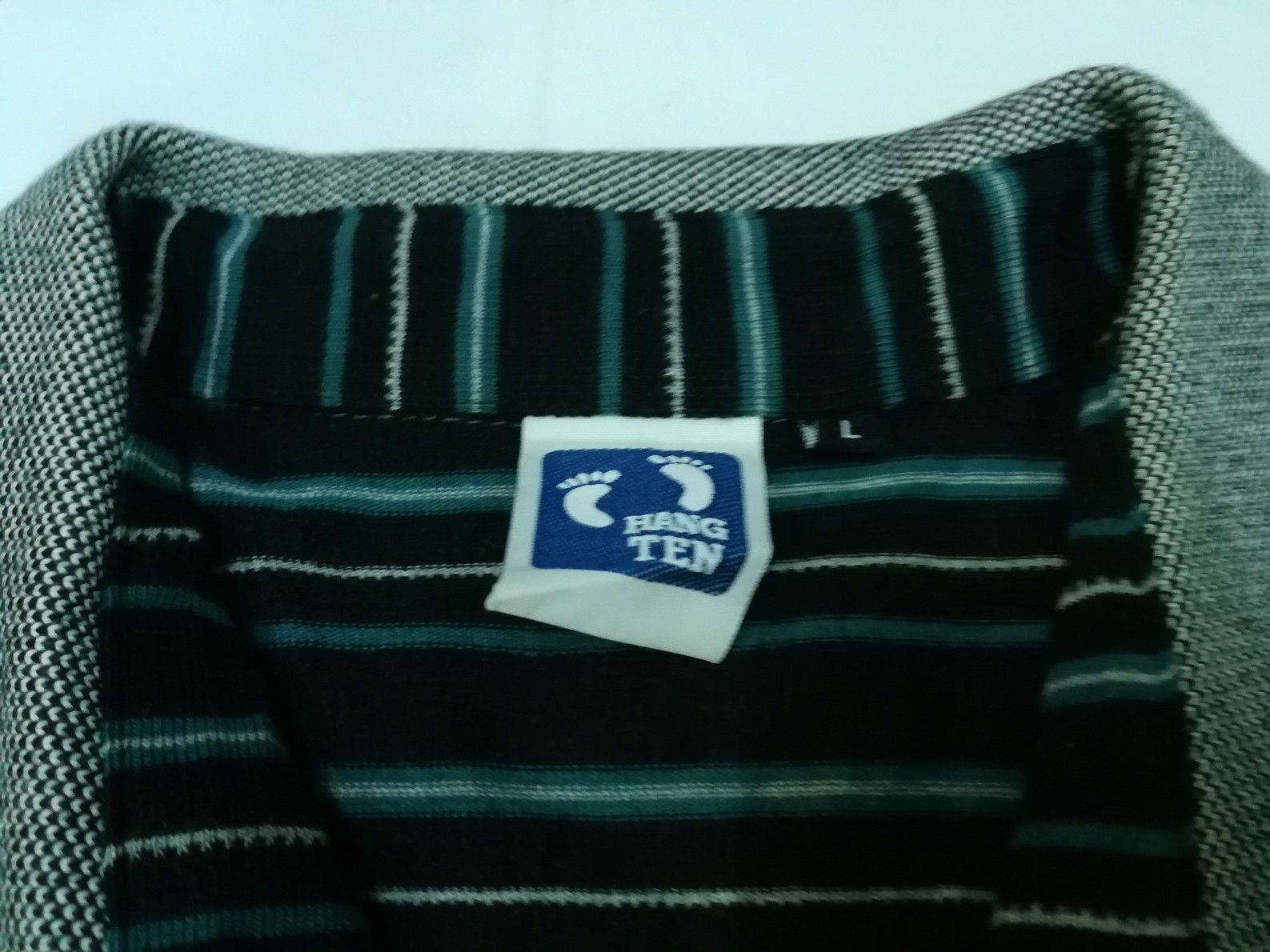 Hang Ten HANG TEN CLASSIC STRIPED POLO SHIRT Size US L / EU 52-54 / 3 - 3 Thumbnail