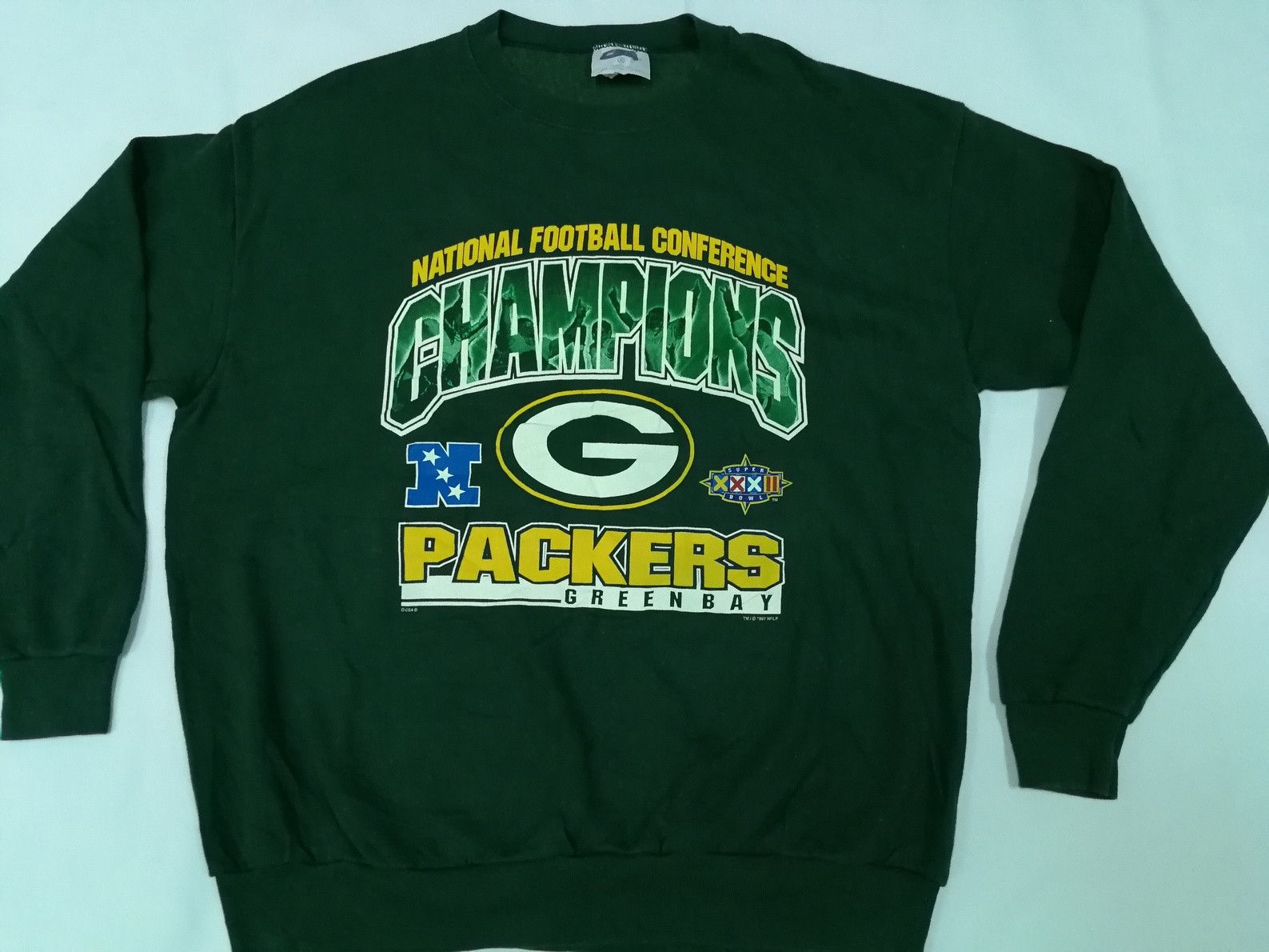 Vintage 90s NFL 1997 Green Bay Packers Sweatshirt