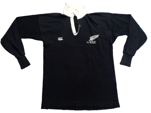 image of Canterbury Of New Zealand x Sports Specialties Vintage All Blacks Polo Long Sleeve Canterbury New Z