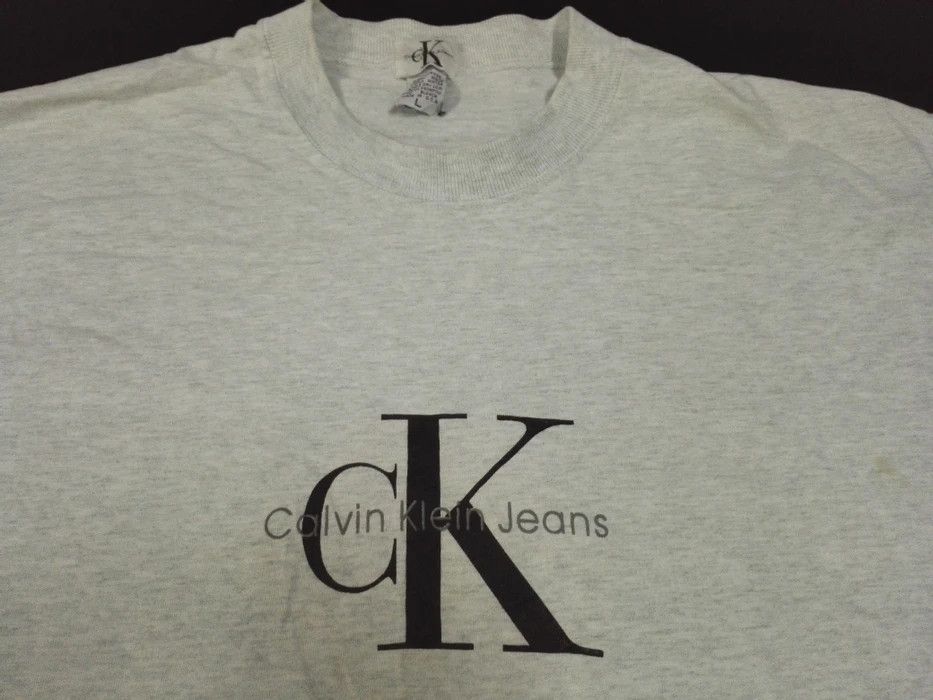 Calvin Klein VINTAGE 90s CK CALVIN KLEIN JEANS SPELL OUT LOGO T SHIRT Size US L / EU 52-54 / 3 - 2 Thumbnail