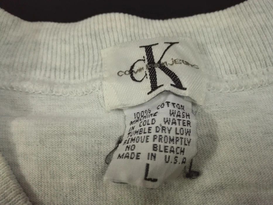 Calvin Klein VINTAGE 90s CK CALVIN KLEIN JEANS SPELL OUT LOGO T SHIRT Size US L / EU 52-54 / 3 - 3 Thumbnail