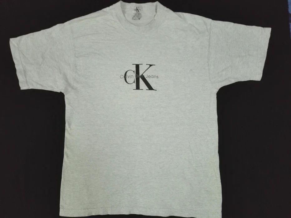 Calvin Klein VINTAGE 90s CK CALVIN KLEIN JEANS SPELL OUT LOGO T