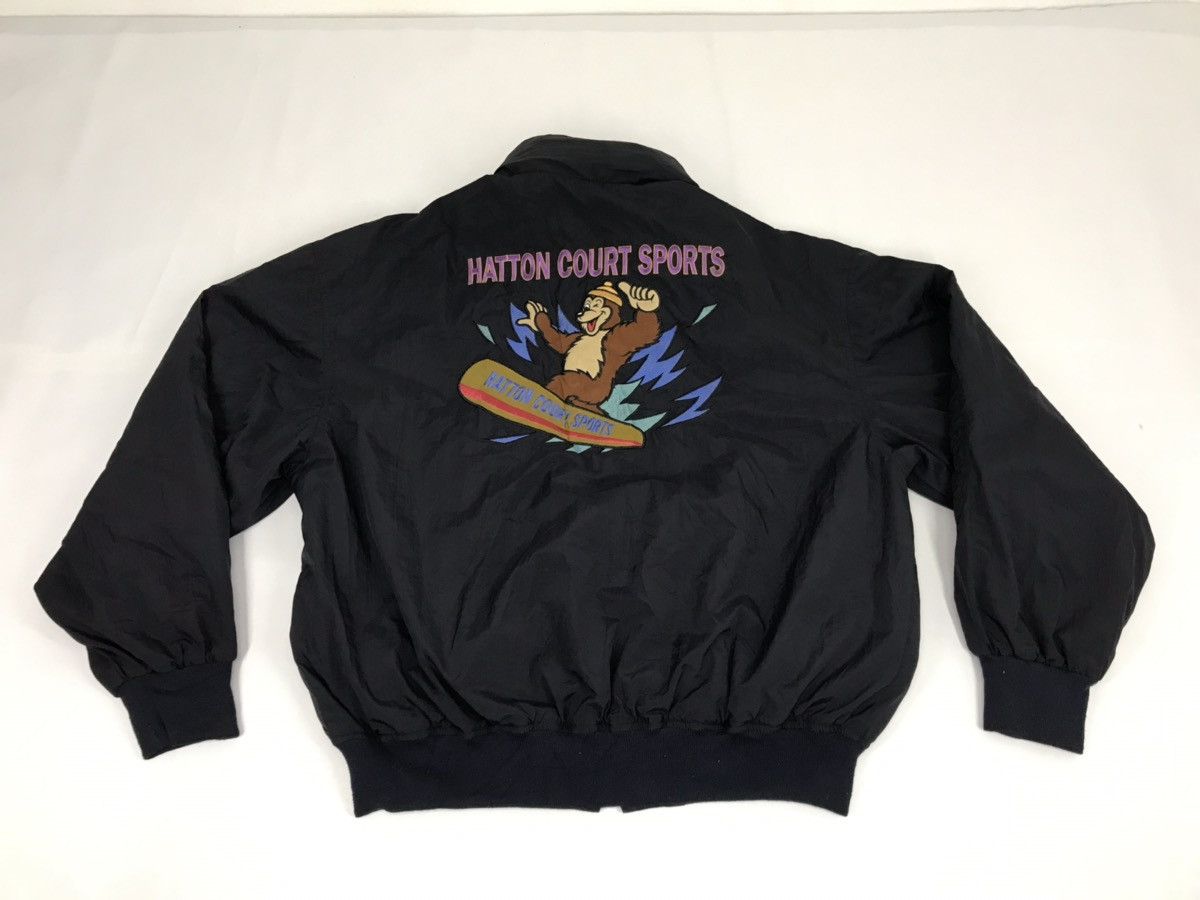Japanese Brand Hatton Court Sports Big Logo Windbreaker Jacket Surfing Size US M / EU 48-50 / 2 - 2 Thumbnail