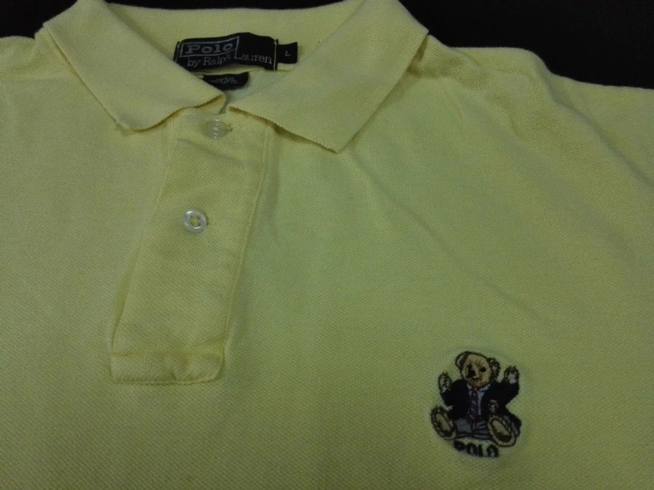 image of Polo Ralph Lauren Polo Bear By Ralph Laurent Baggy Polo Shirt Tee, Men's (Size Medium)