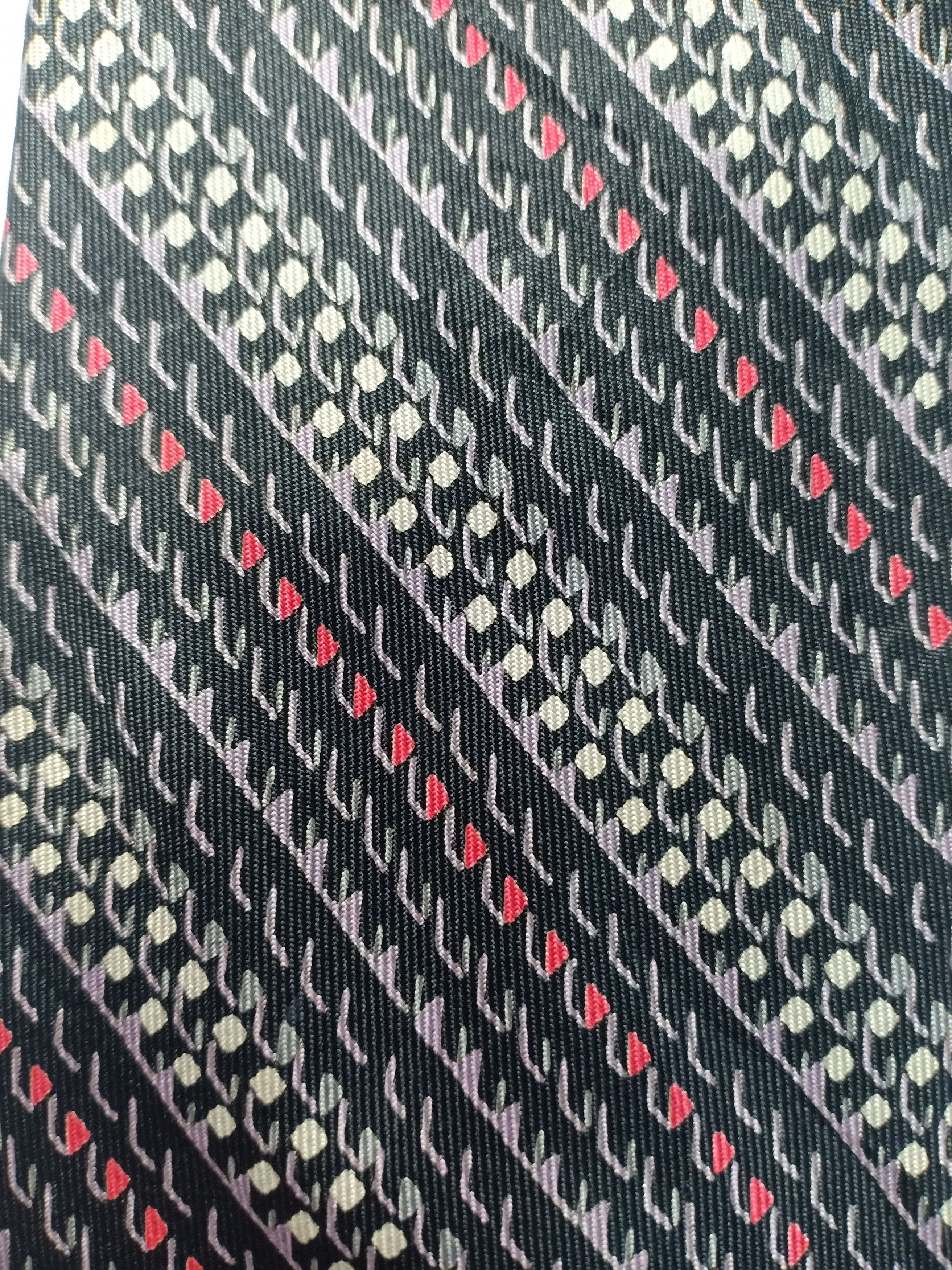 Vintage YSL Neck Tie Art Striped Symmetrical Size ONE SIZE - 2 Thumbnail