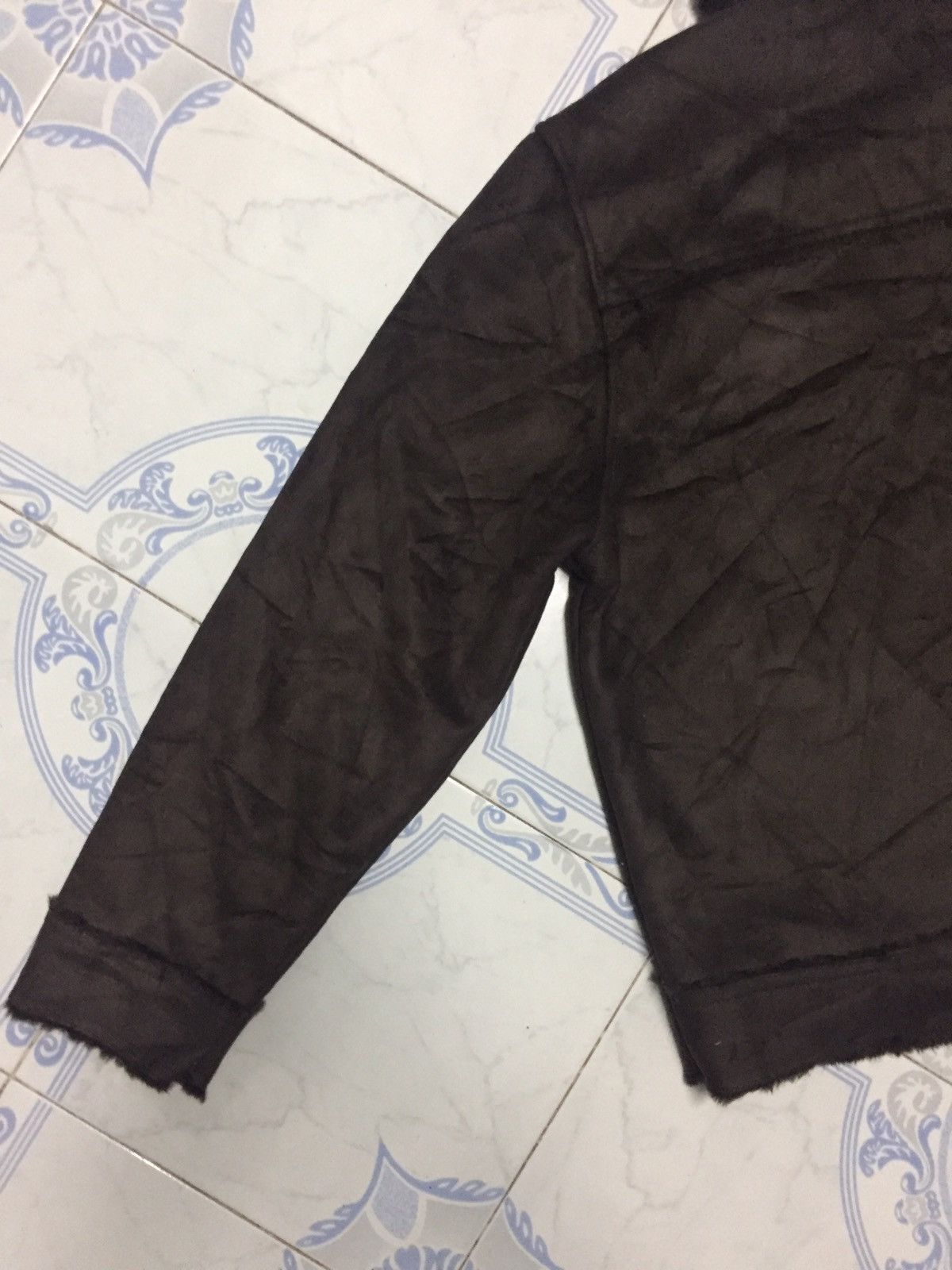 Michiko Koshino Michiko London Jeans Hairy Fleece Collar & Inner Jacket Size US L / EU 52-54 / 3 - 10 Thumbnail